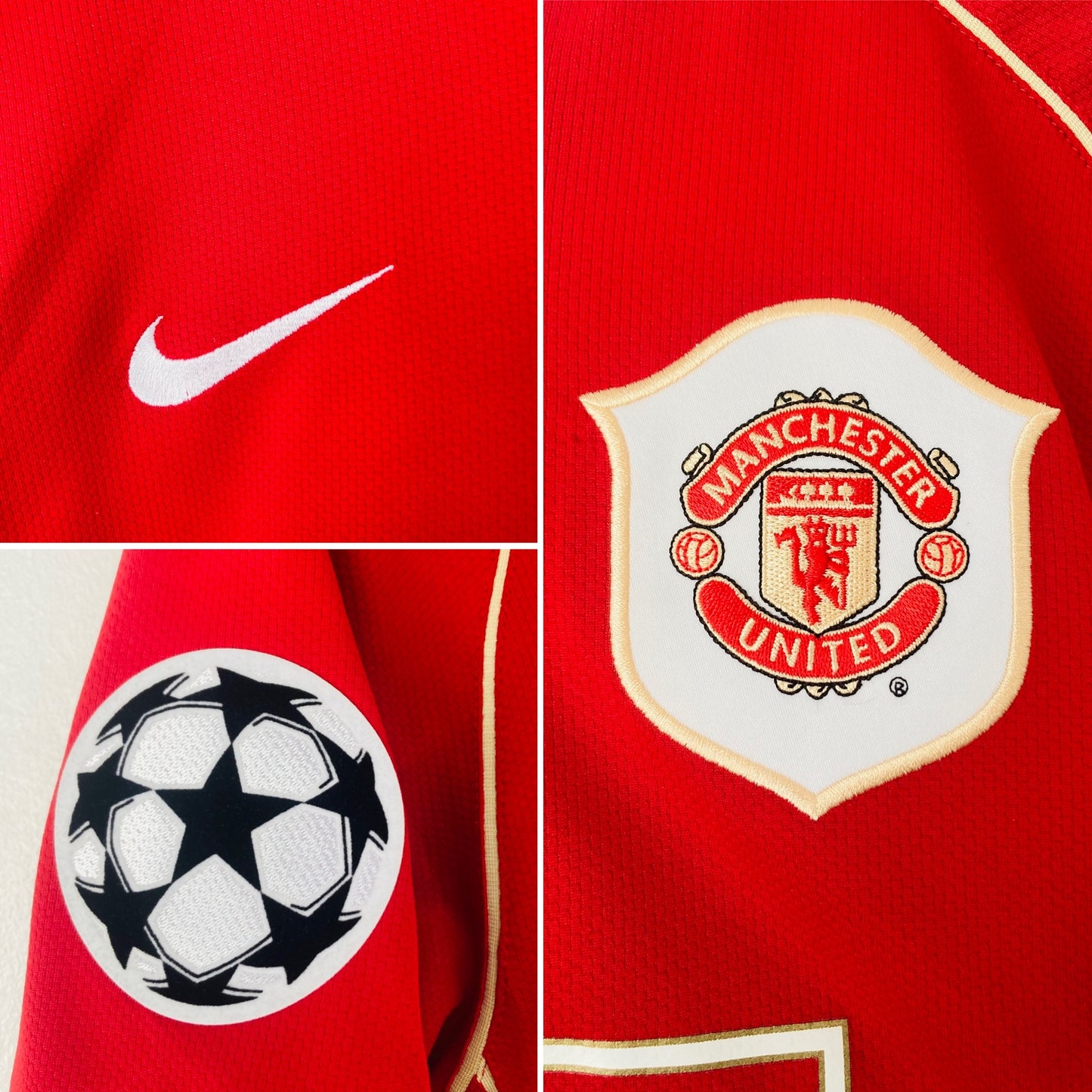 Manchester United home football shirt 2006/07 CR7 Medium