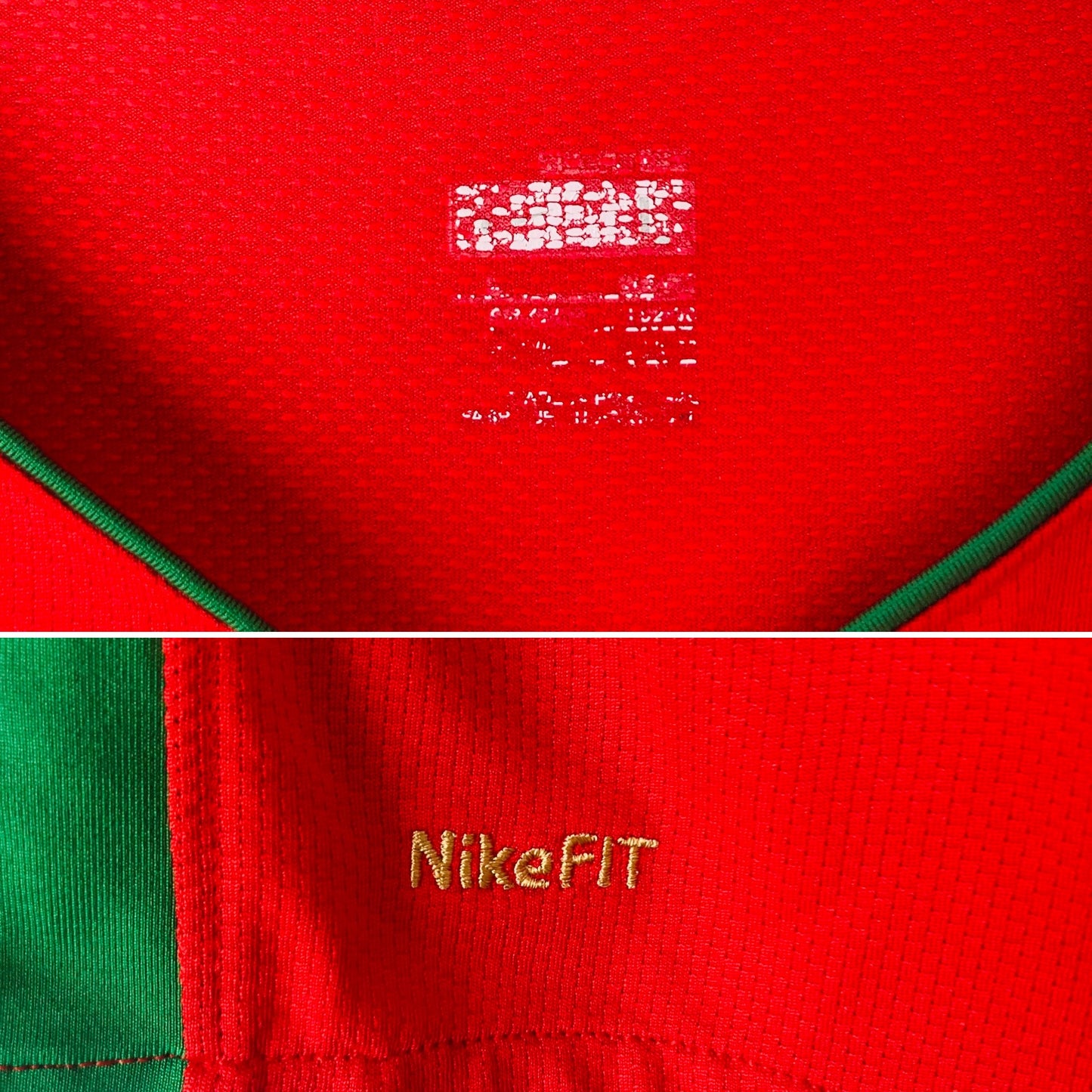 Portugal home football shirt Euro 2008 CR7 XL
