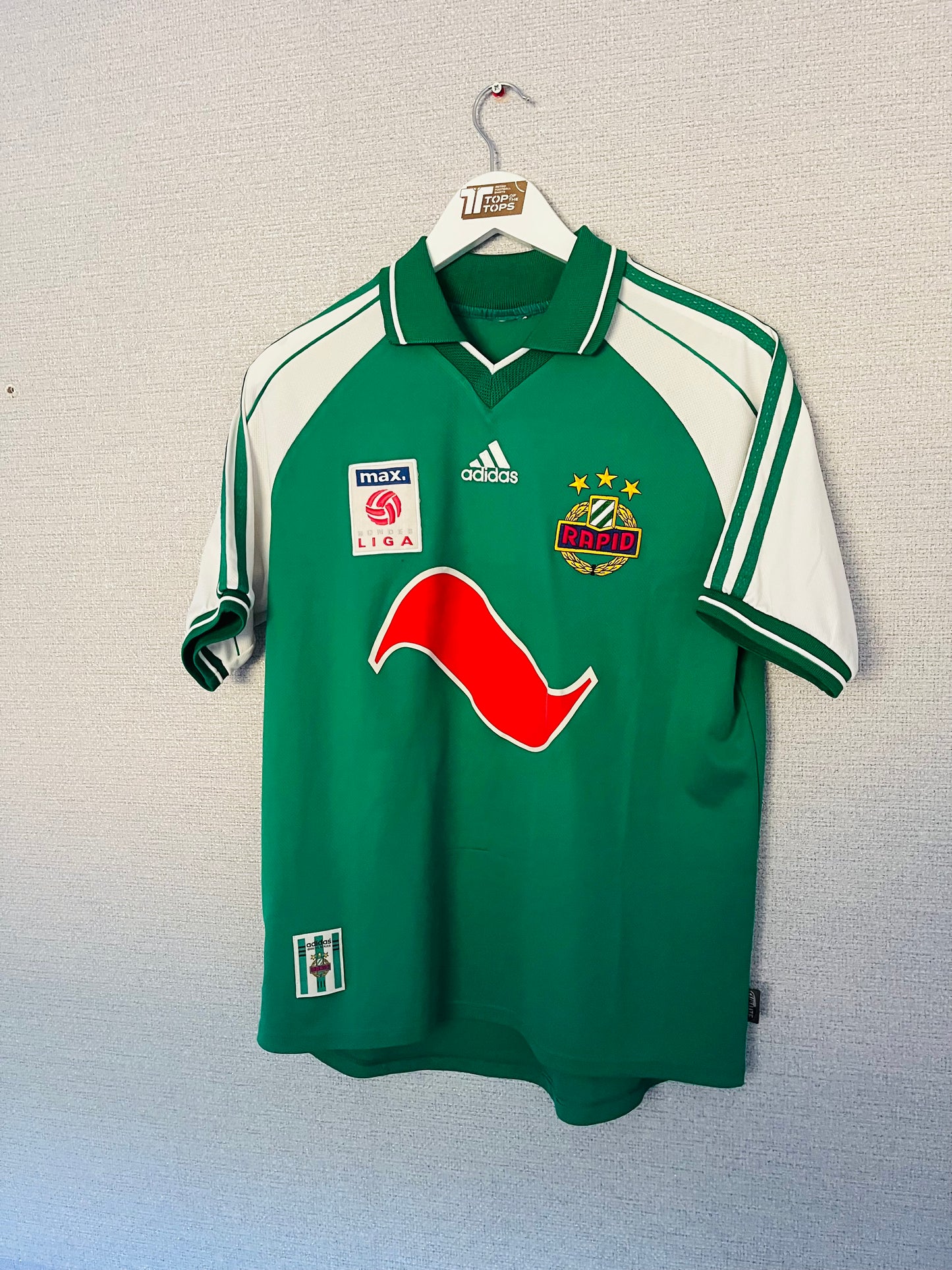 SK Rapid Wien Rapid Vienna home football shirt 1999/2000 S/Med