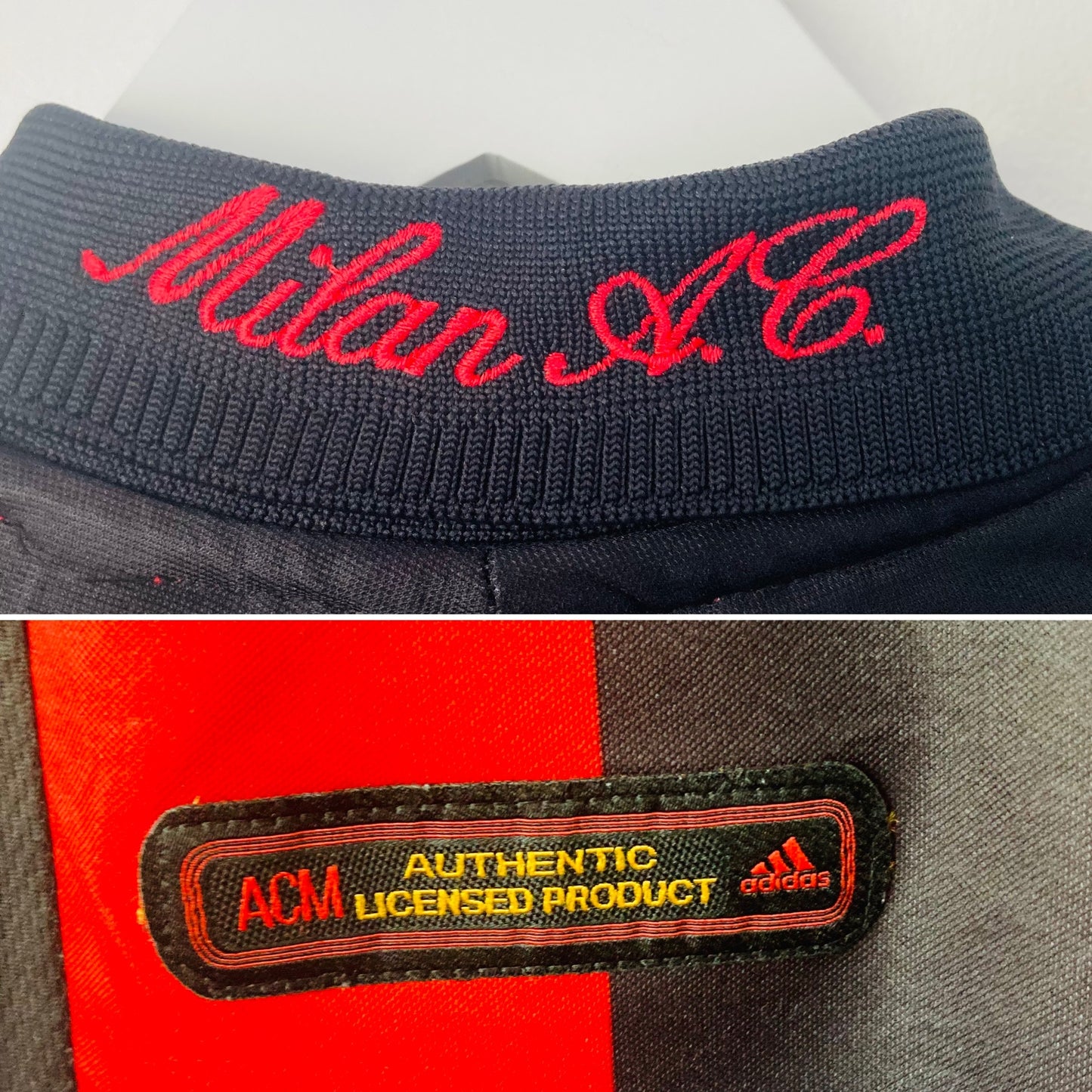 AC Milan home football shirt 2000/02 Maldini Medium