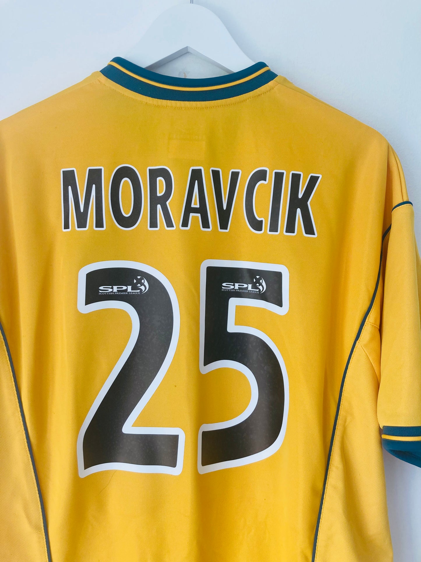 Glasgow Celtic away football shirt 2000/01 Moravcik XL