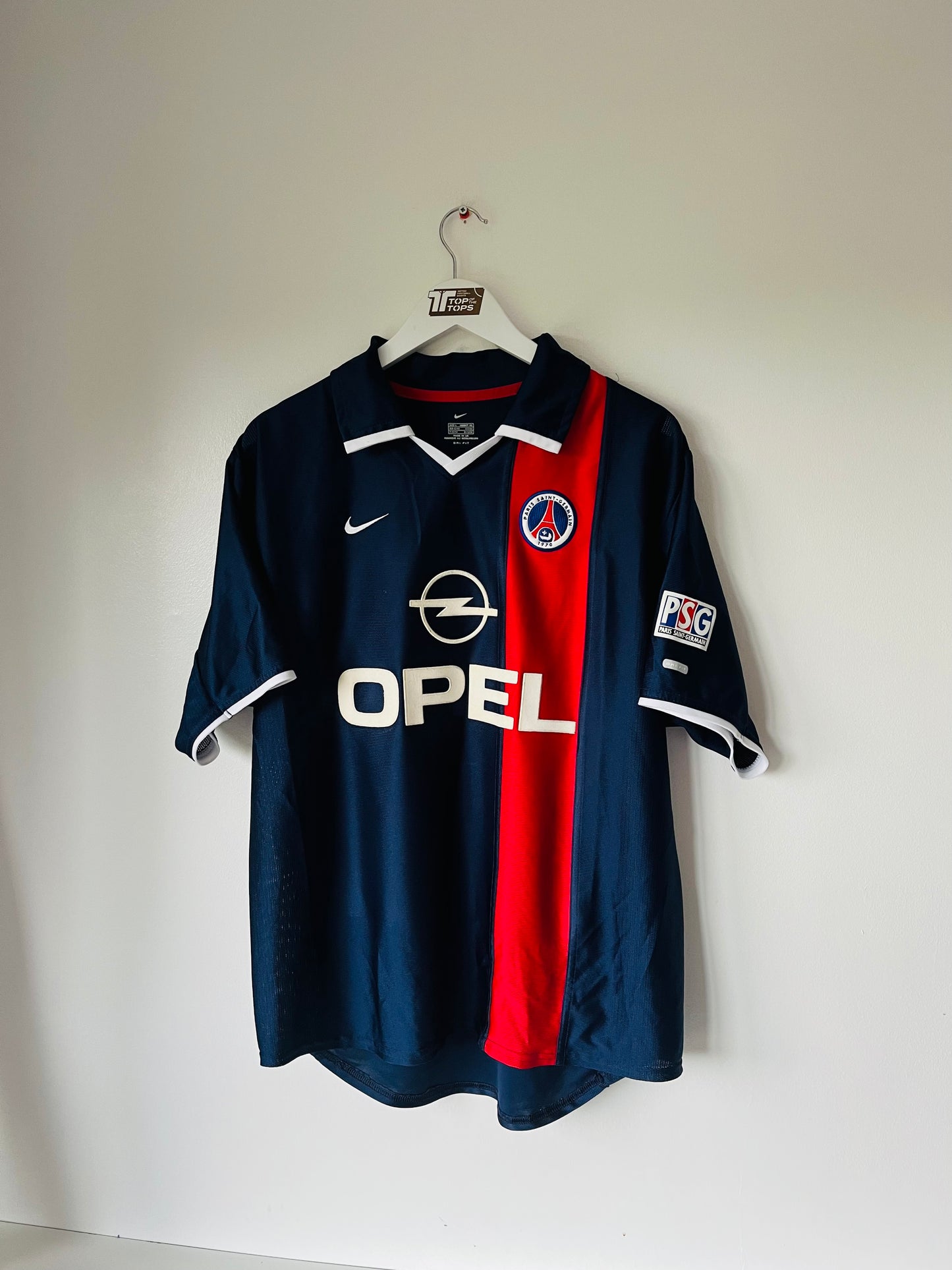 PSG home football shirt 2001/02 Ronaldinho Large