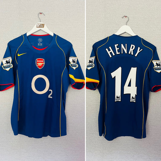 Arsenal Away Football Shirt 2004/05 Henry Medium