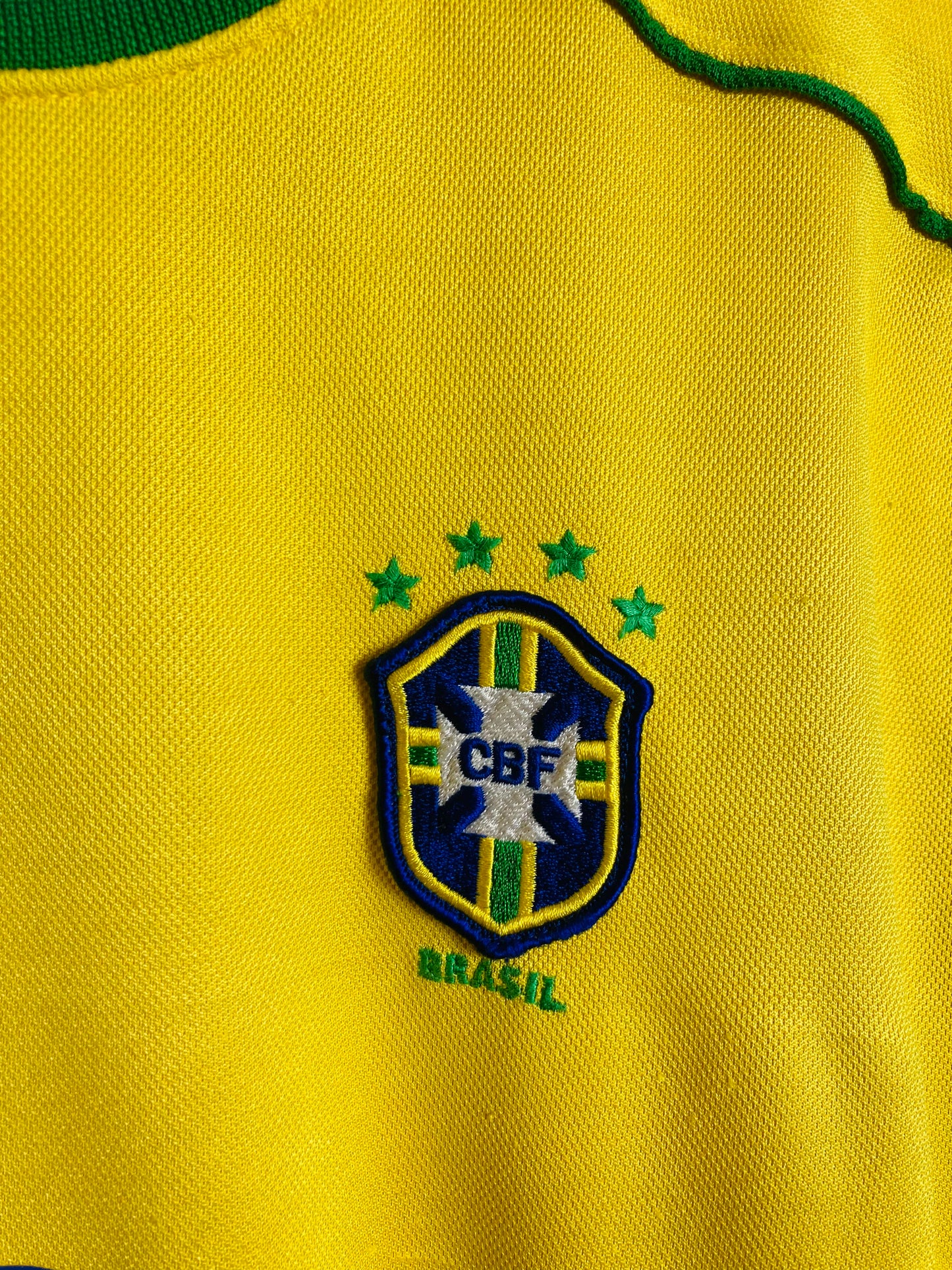 Brazil home football shirt R9 W/C 98 medium