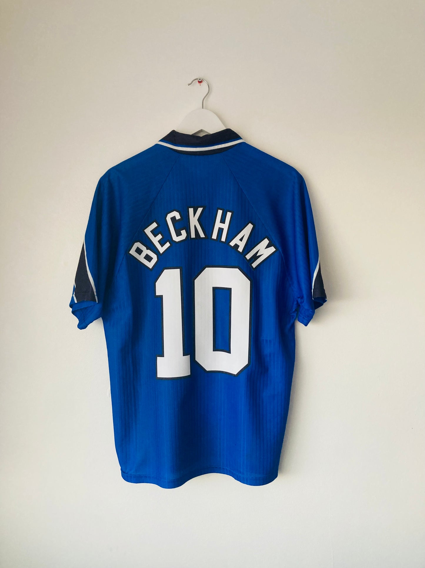 Manchester United third football shirt 1996/97 Beckham Large