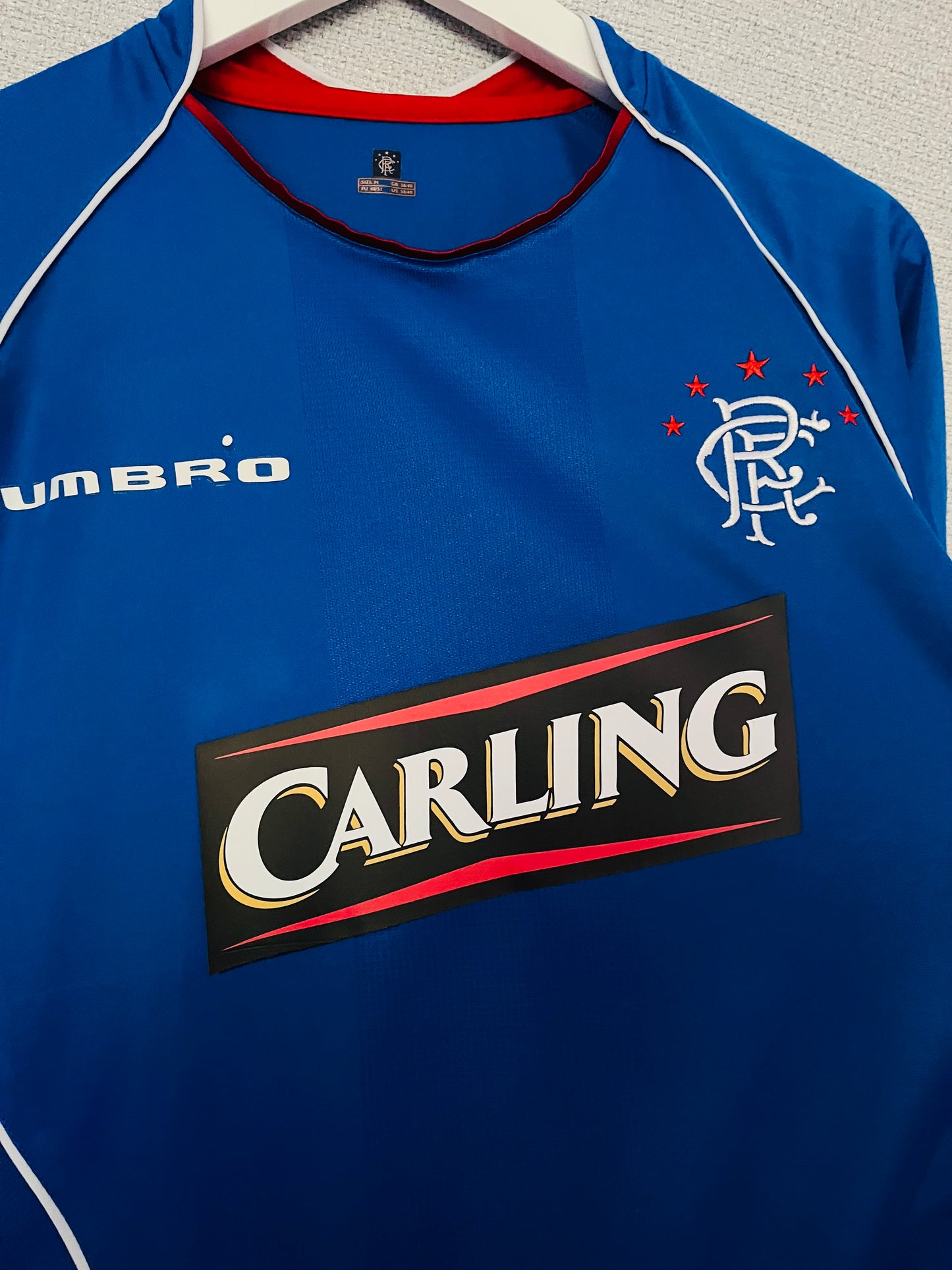 Glasgow Rangers home football shirt 2005/06 Ricksen Medium