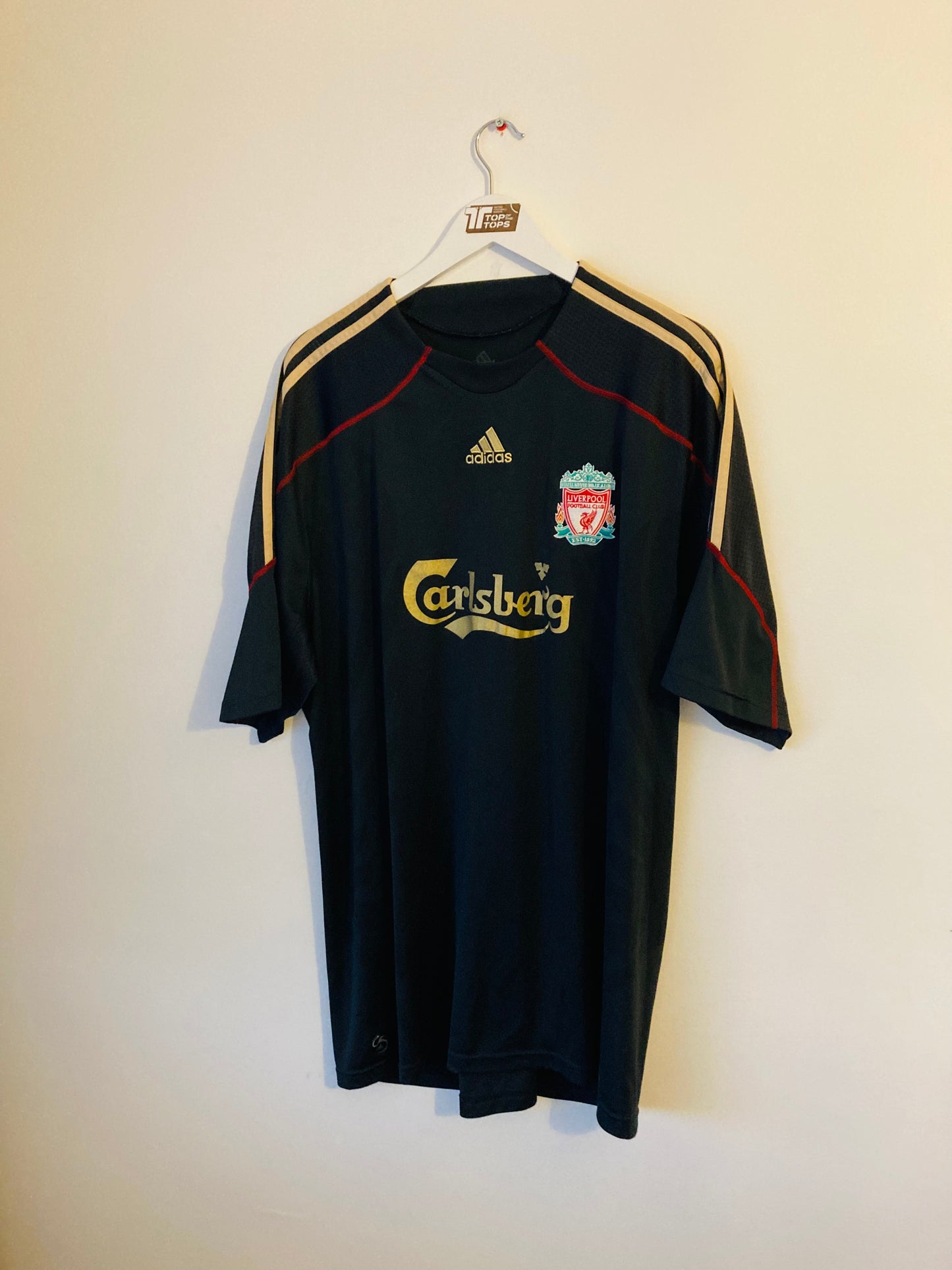 Liverpool away football shirt 2009/10 Torres XXXL