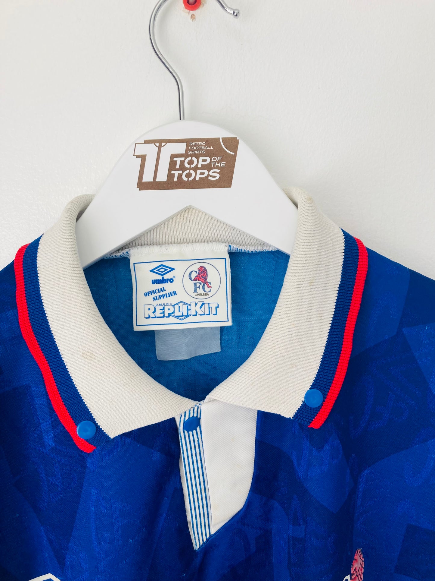 Chelsea home football shirt 1991/93 Medium