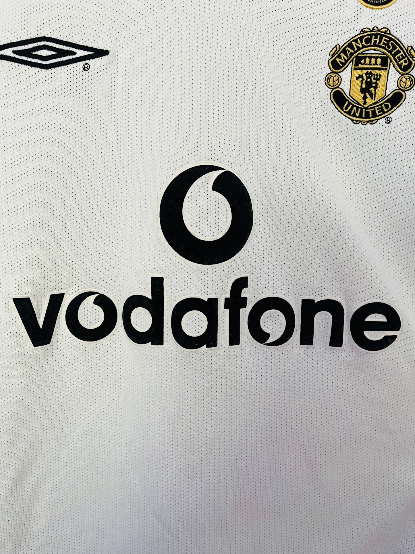 Manchester United away reversible football shirt 2001/02 Irwin Medium