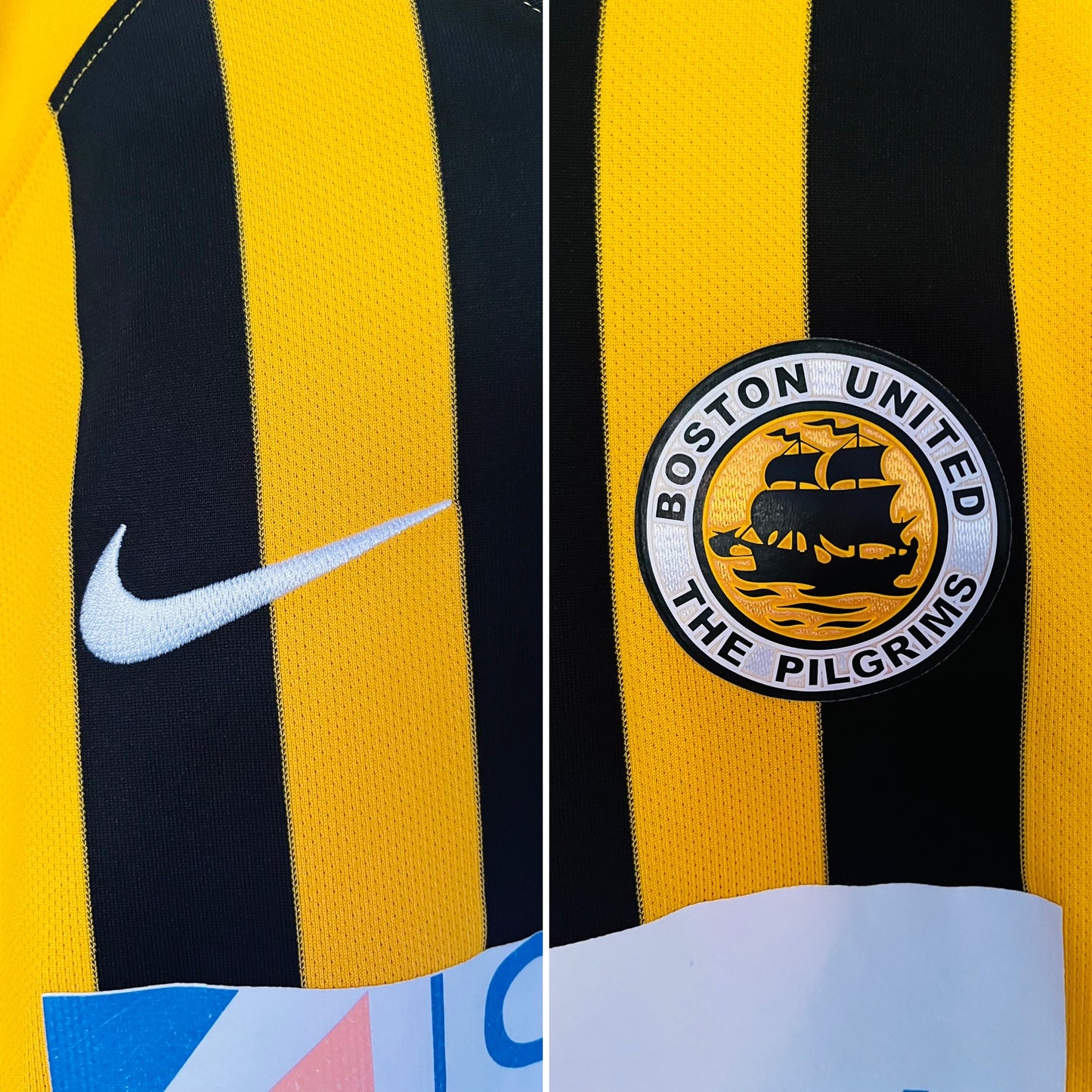Boston United home football shirt 2018/19 no.18 Medium
