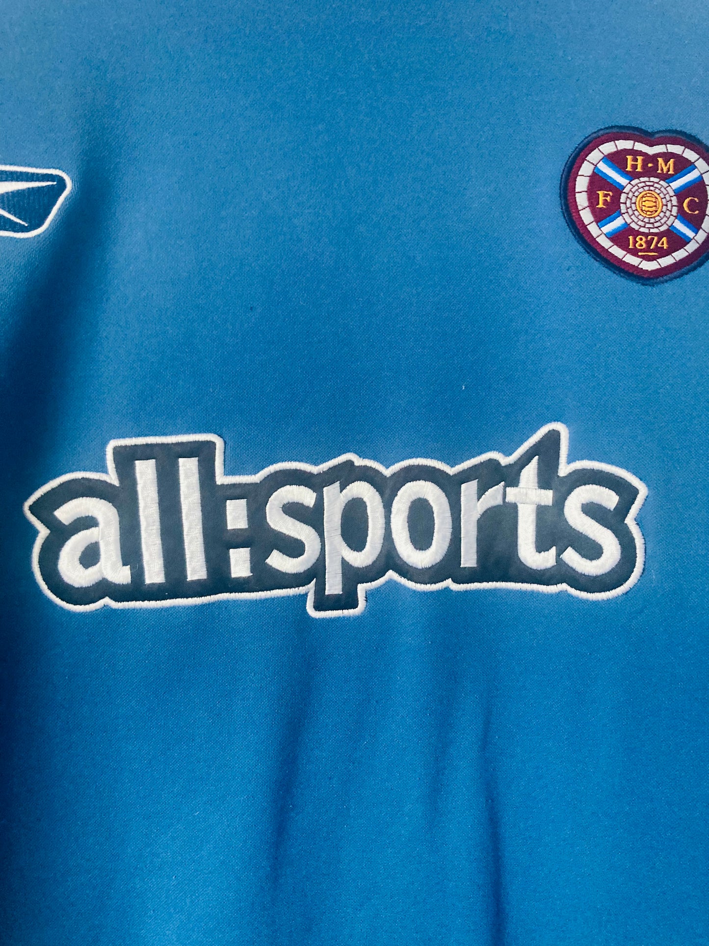 Heart of Midlothian training jumper
Hearts 2003/05 Large