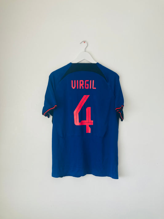 Holland Netherlands away football shirt
2022/23 
Van Dijk Large