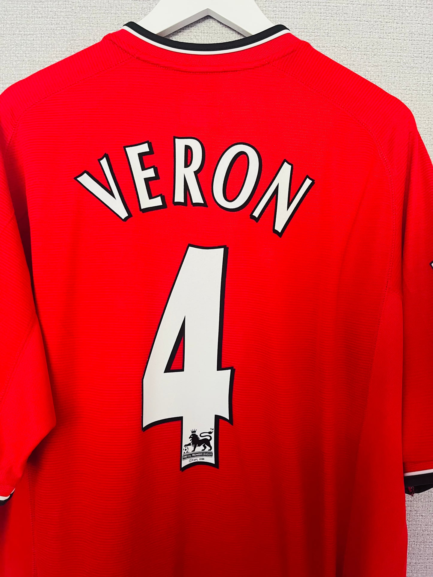 Manchester United home football shirt 2001/02 Veron XXL