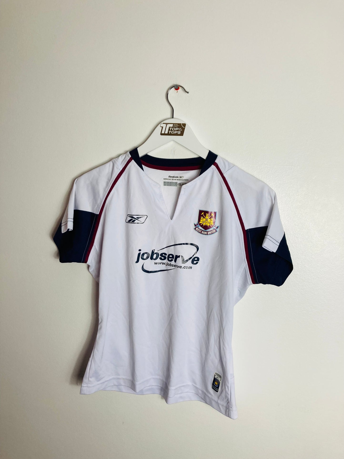 West Ham United away football shirt 2005/06 Ladies size 12