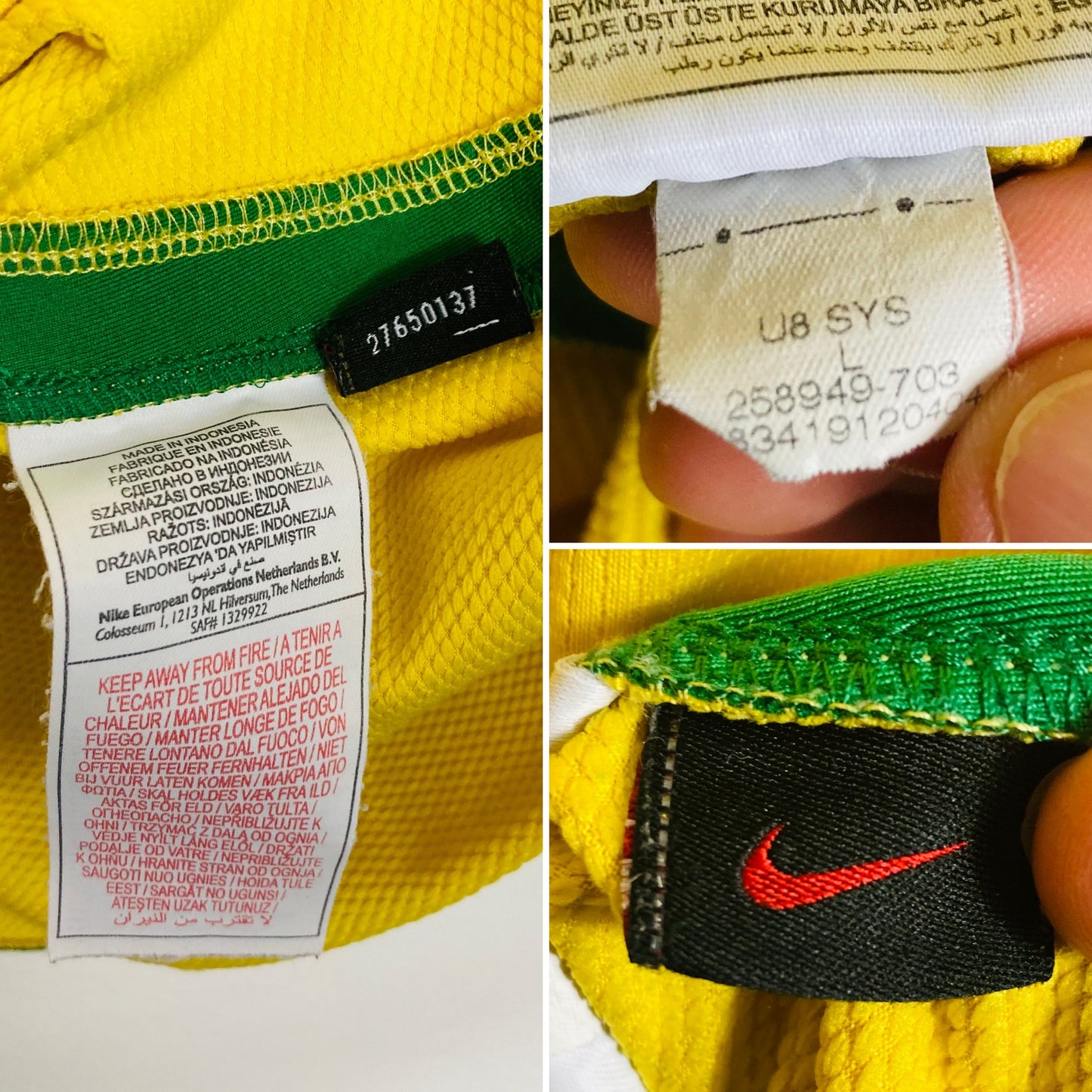Brazil home football shirt
2008/10 Adriano Large