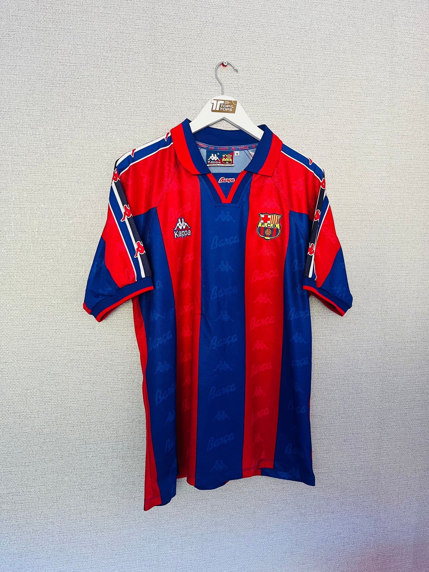 Barcelona home football shirt 1995/97 Guardiola Medium