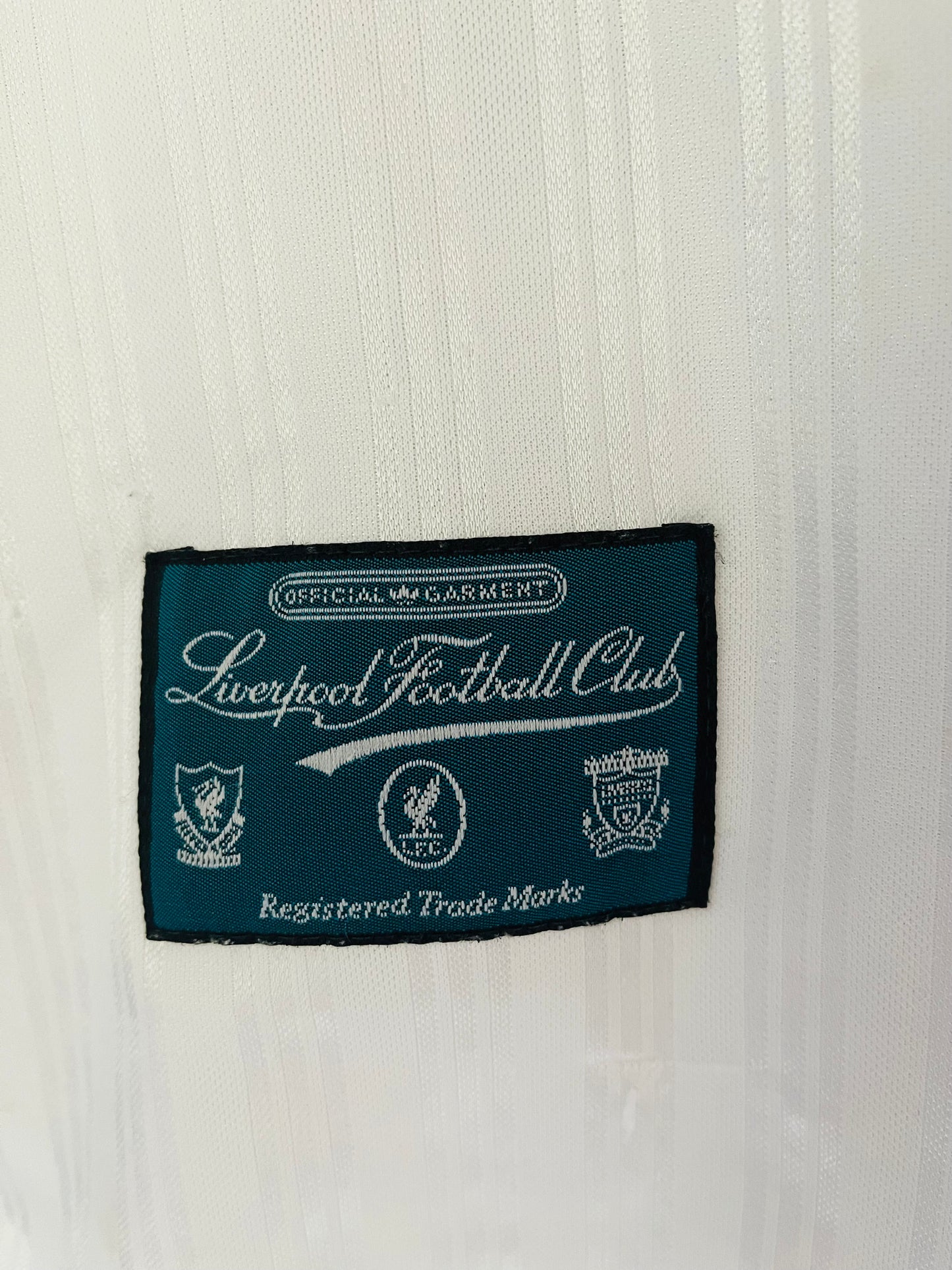 Liverpool away football shirt 1995/96 Fowler XL