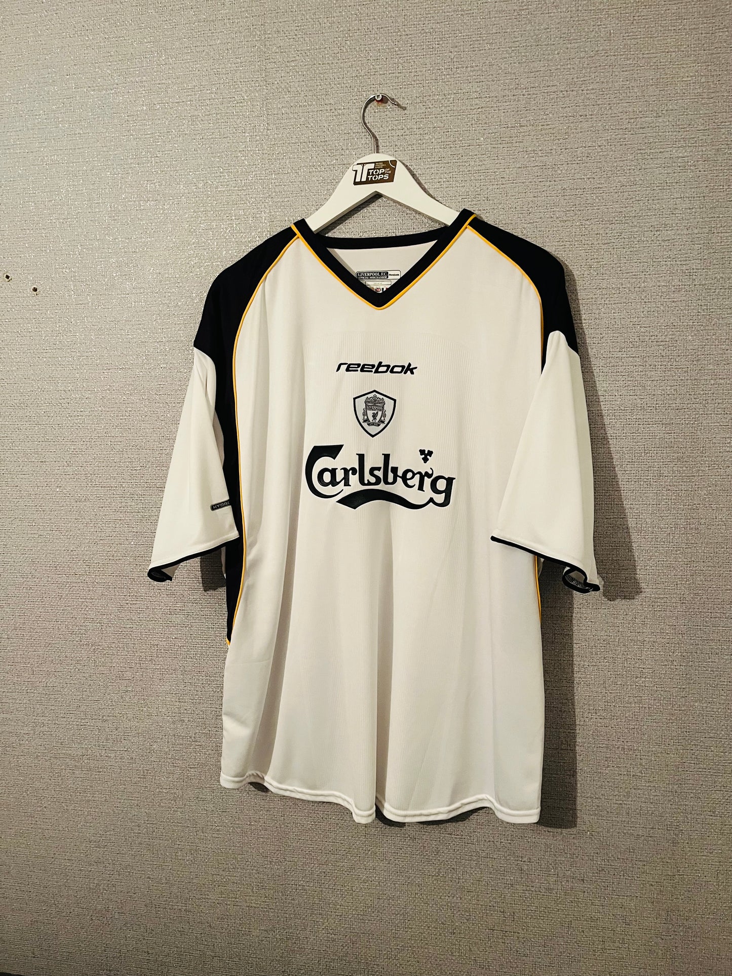 Liverpool away football shirt 2001/03 Gerrard XL