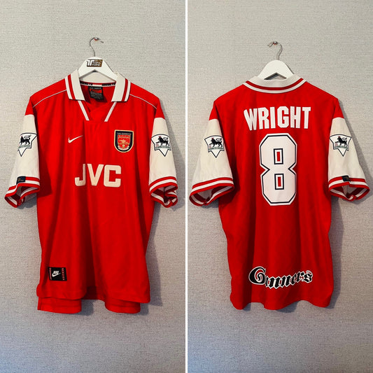 Arsenal home football shirt 1996/98 Wright XXL