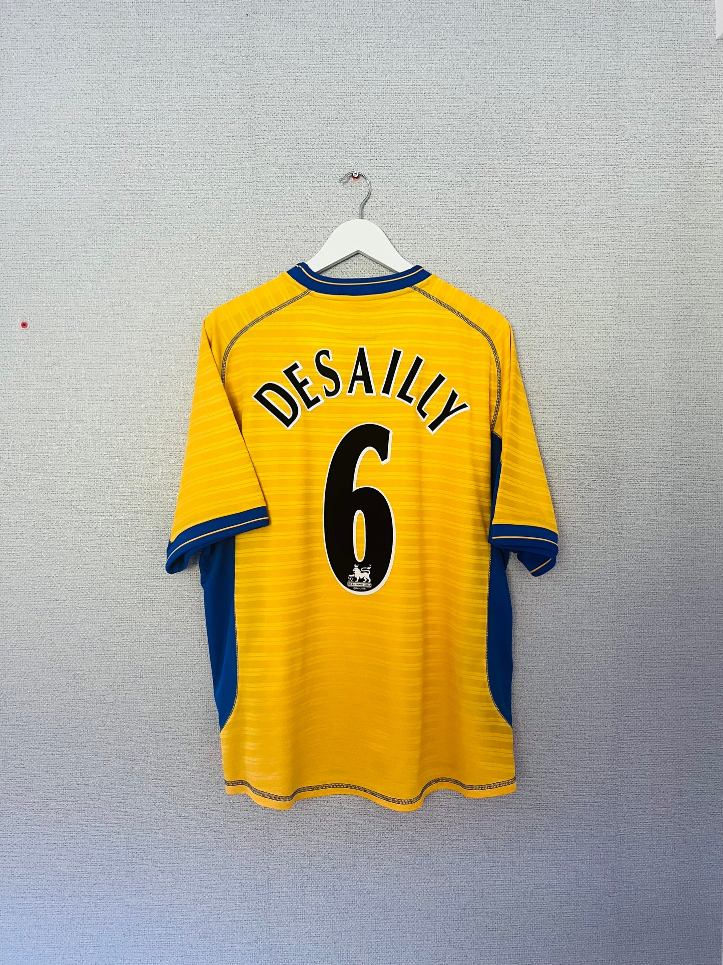 Chelsea away football shirt 2000/02 Desailly XXL