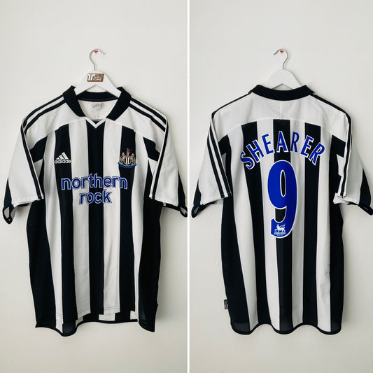 Newcastle United home football shirt 2003/05 Shearer Large