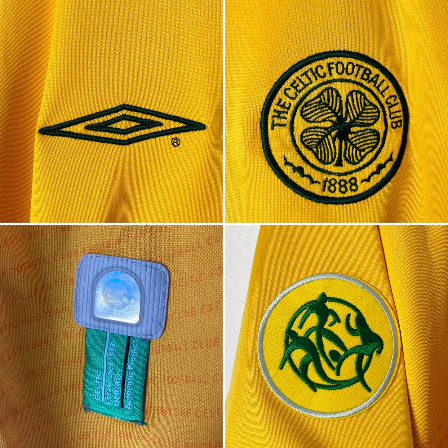 Glasgow Celtic away football shirt
2002/03 Larsson XL