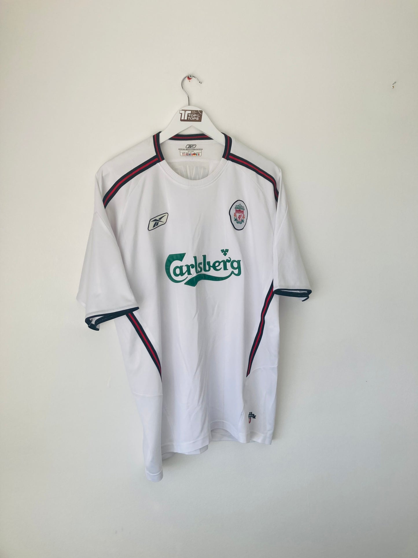 Liverpool away football shirt 2003/05 Kewell XL