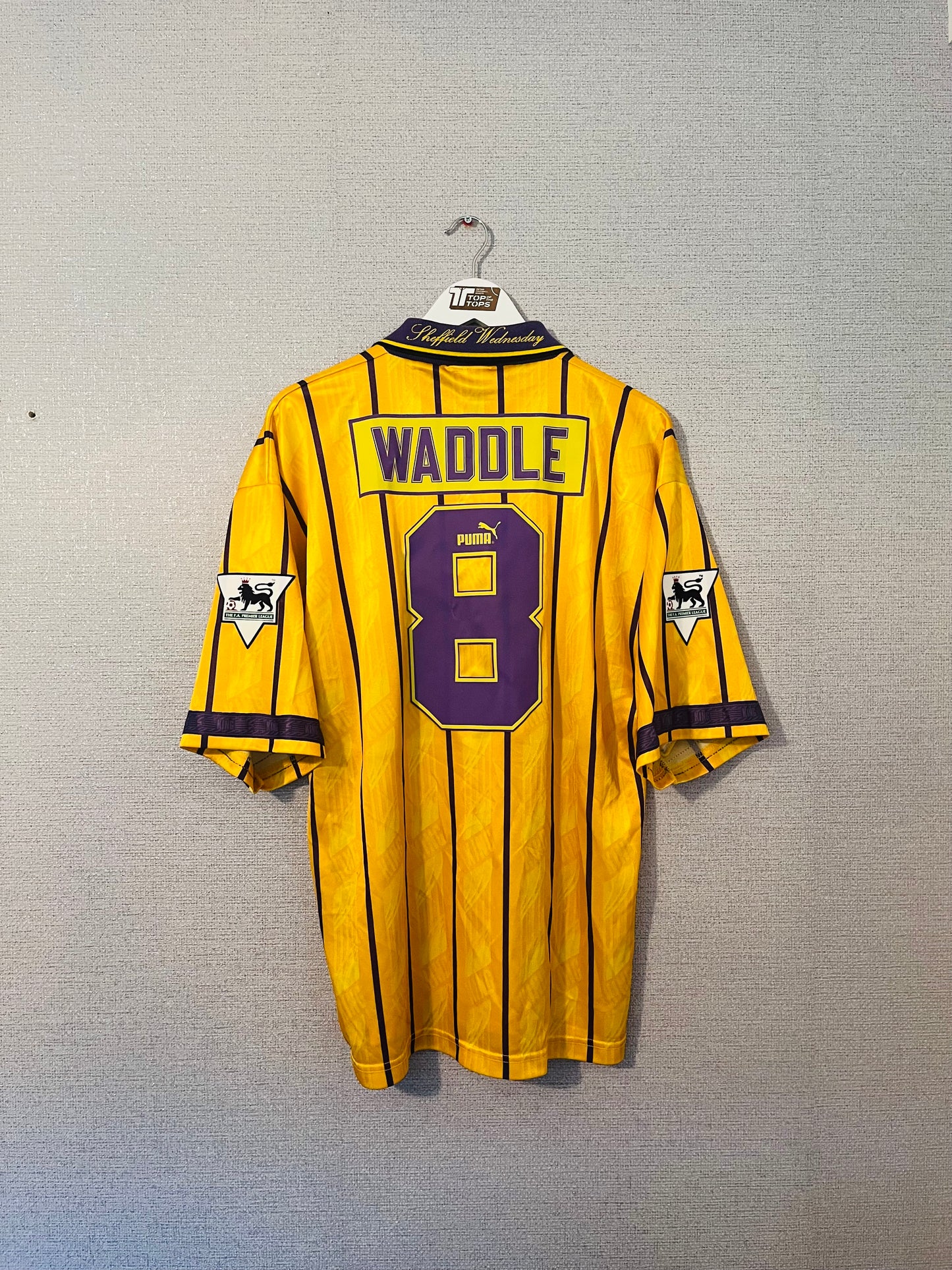Sheffield Wednesday third football shirt 1994/95 Waddle Large