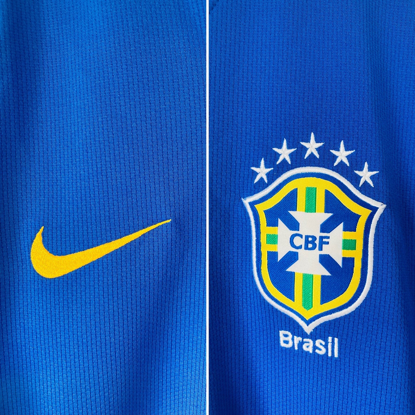 Brazil away football shirt 2008/10 Ronaldinho XL