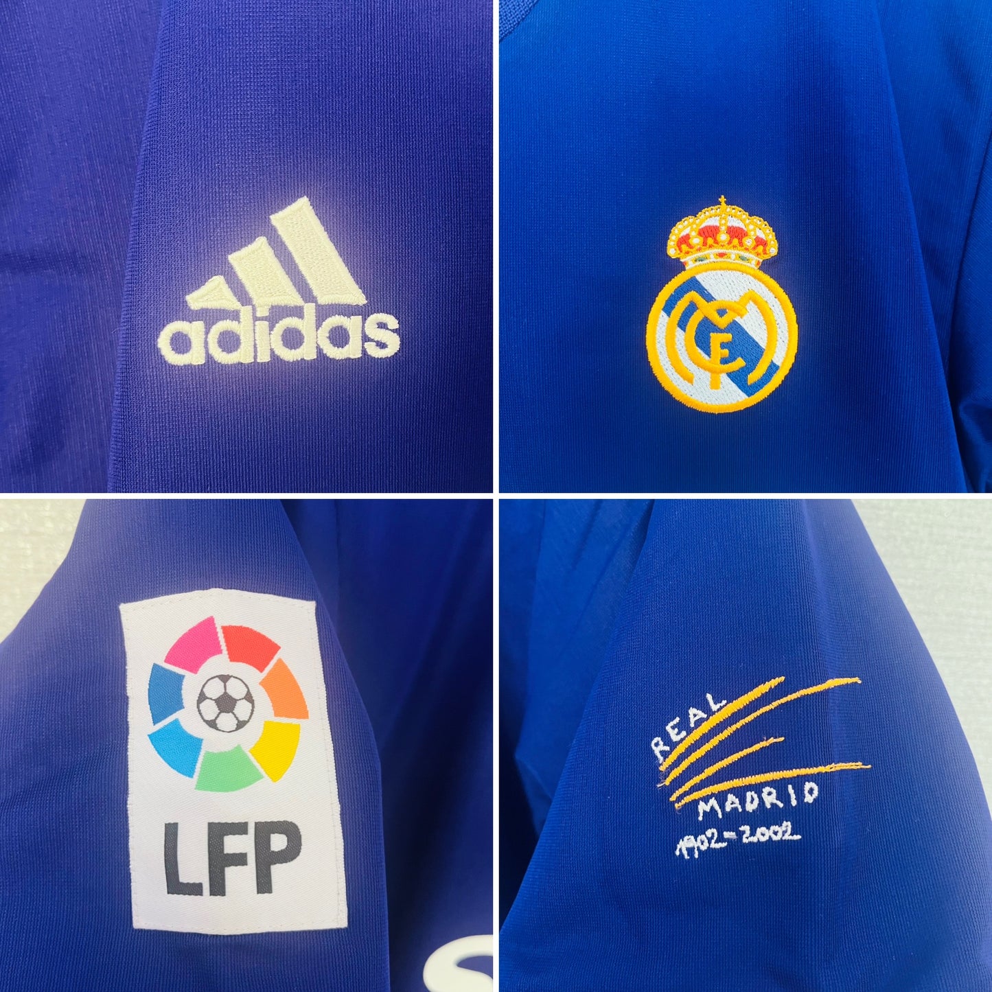 Real Madrid third reversible football shirt
2002/03 Zidane Small