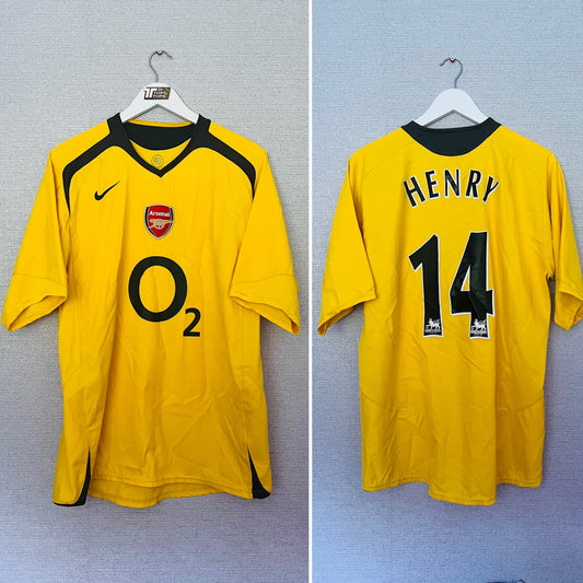 Arsenal away football shirt 2005/06 Henry Large