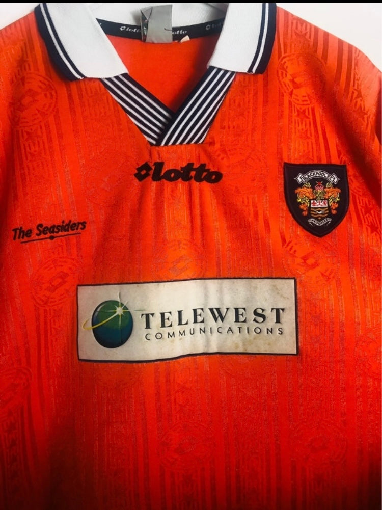 Blackpool home football shirt 1997/99 XXL