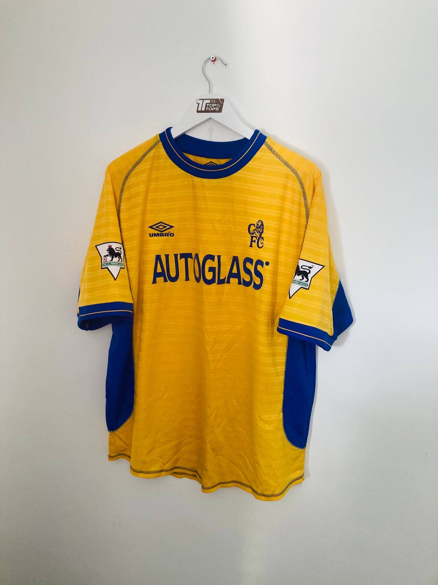 Chelsea away football shirt 2000/02 Zola XL