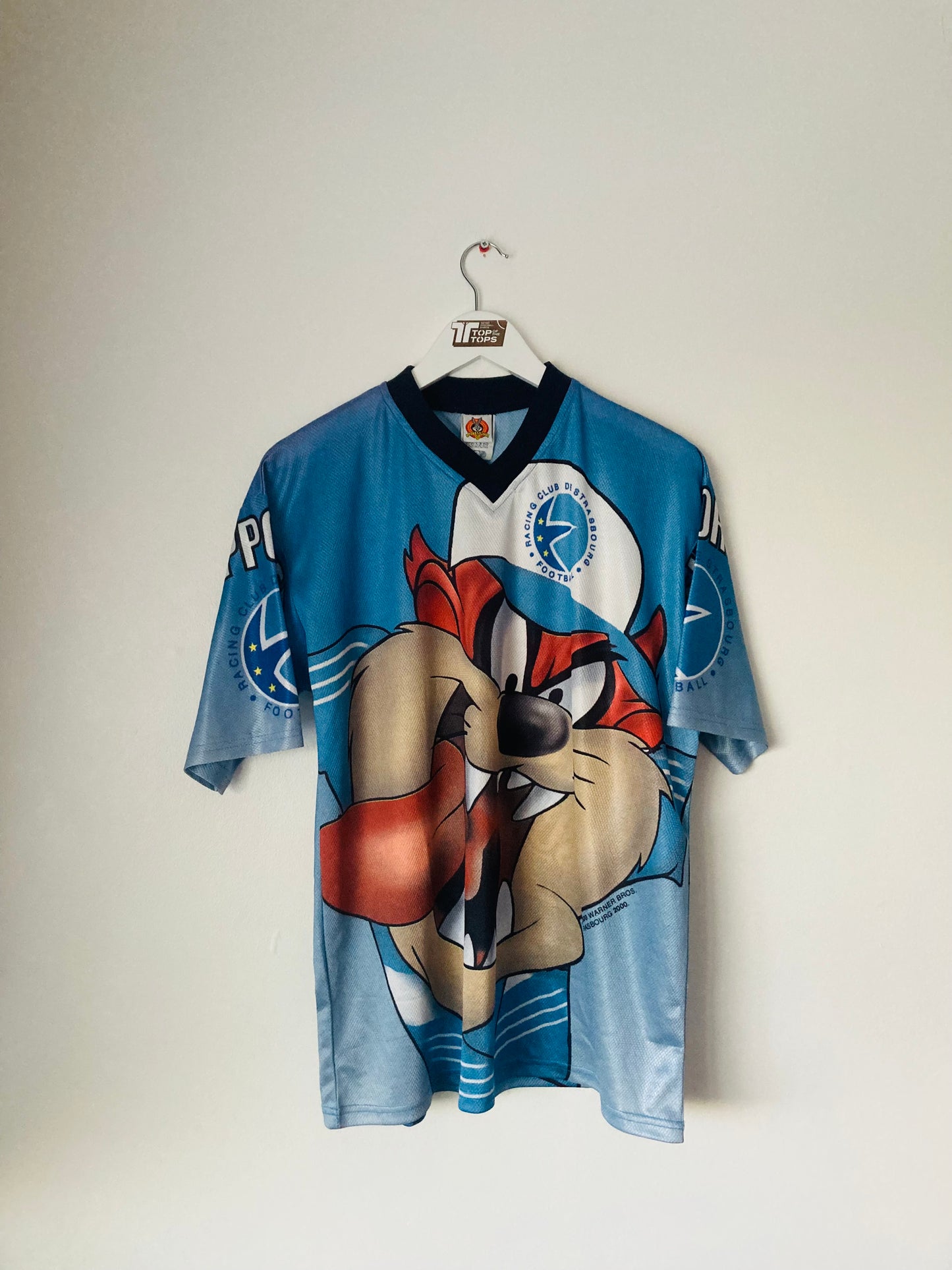 RC Strasbourg special edition looney tunes football shirt 2000/01 Large