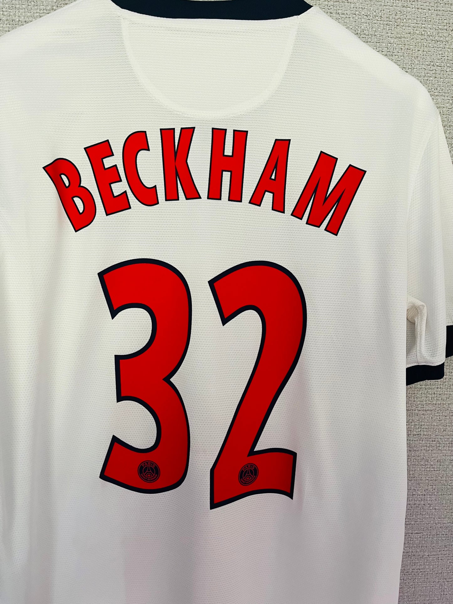 PSG away football shirt 2013/14 Beckham Medium