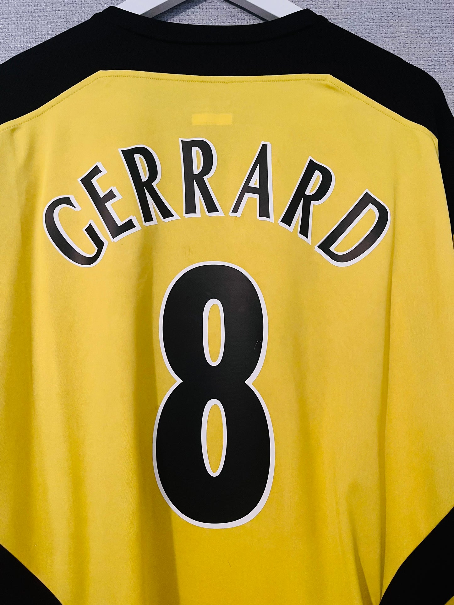 Liverpool away football shirt 2004/05 Gerrard XL