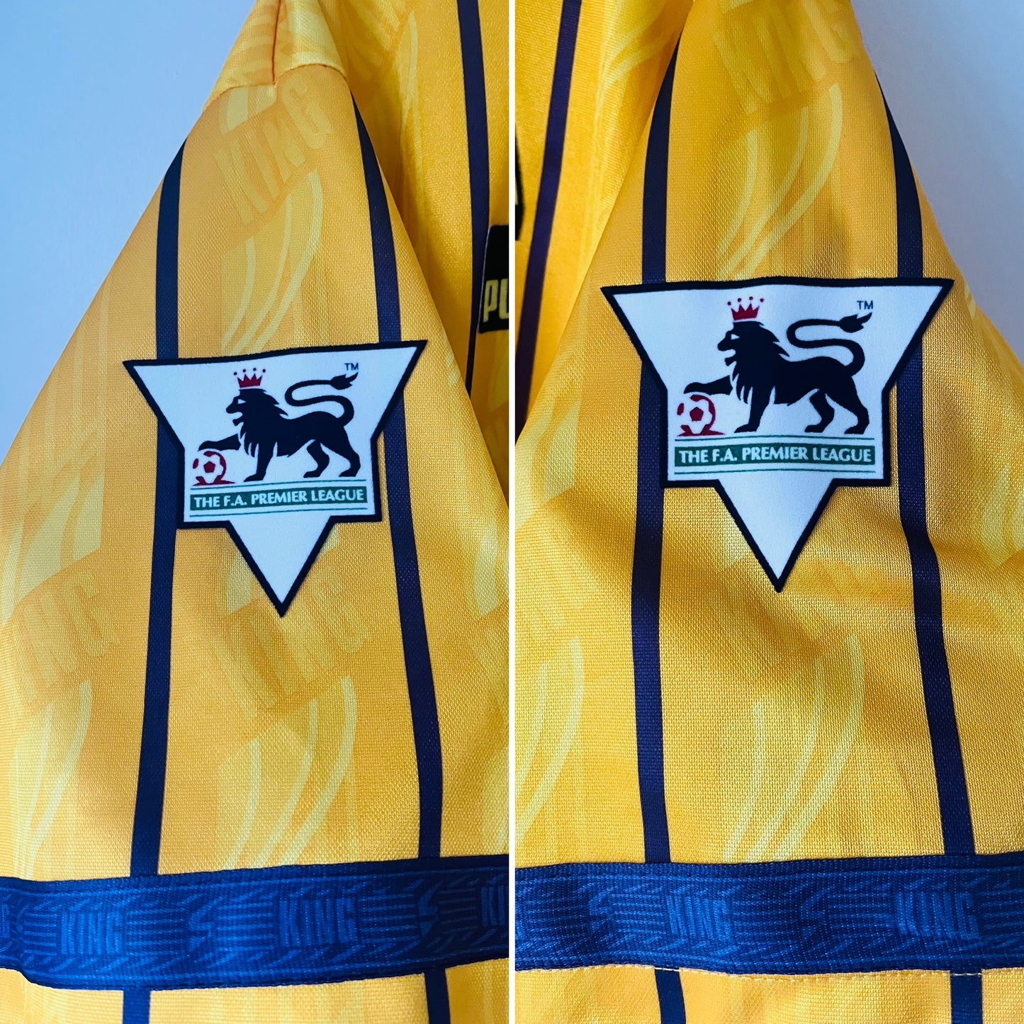 Sheffield Wednesday third football shirt 1994/95 Waddle Large