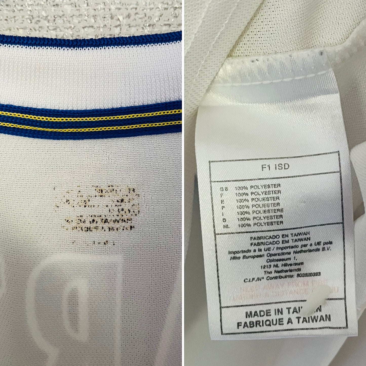 Leeds United home football shirt
2000/02 Harte Medium