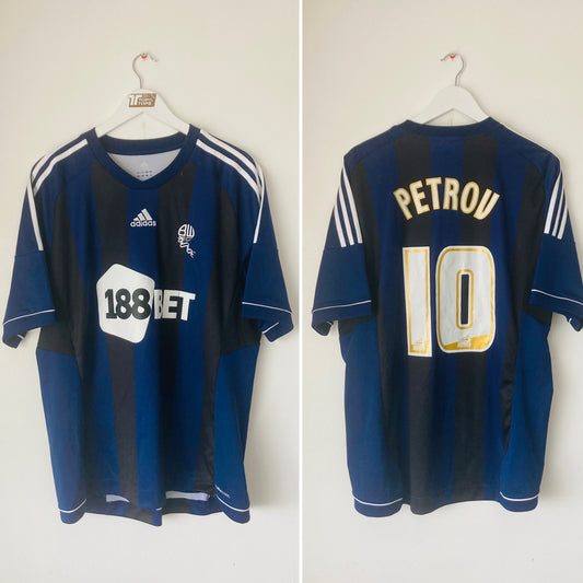 Bolton Wanderers away football shirt 2012/13 Petrov XL