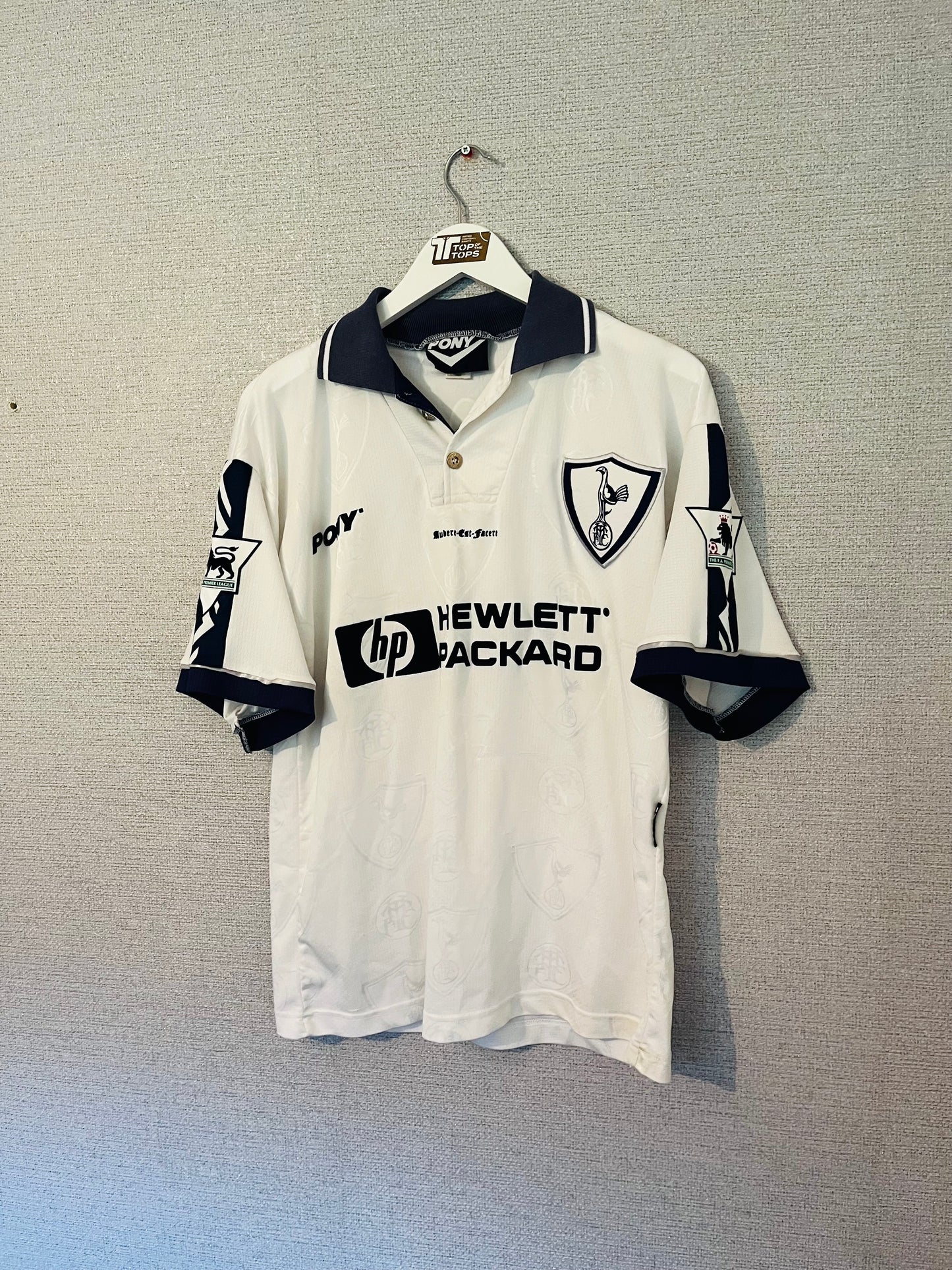 Tottenham Hotspur home football shirt 1995/97 Fox Medium