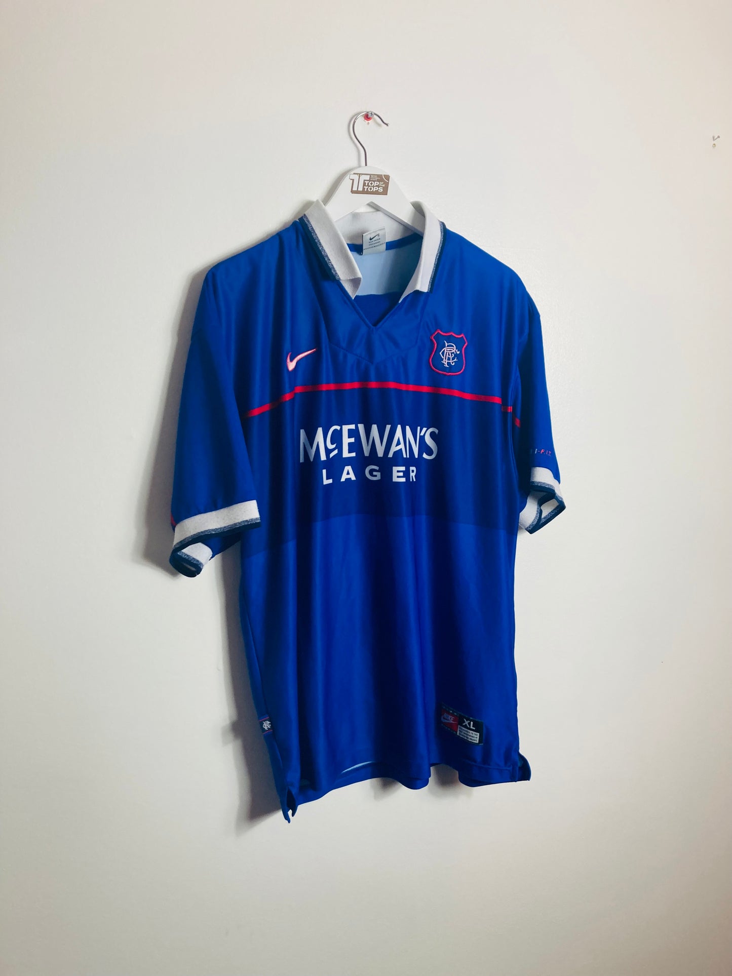 Rangers home football shirt
1997/99 Gascoigne XL