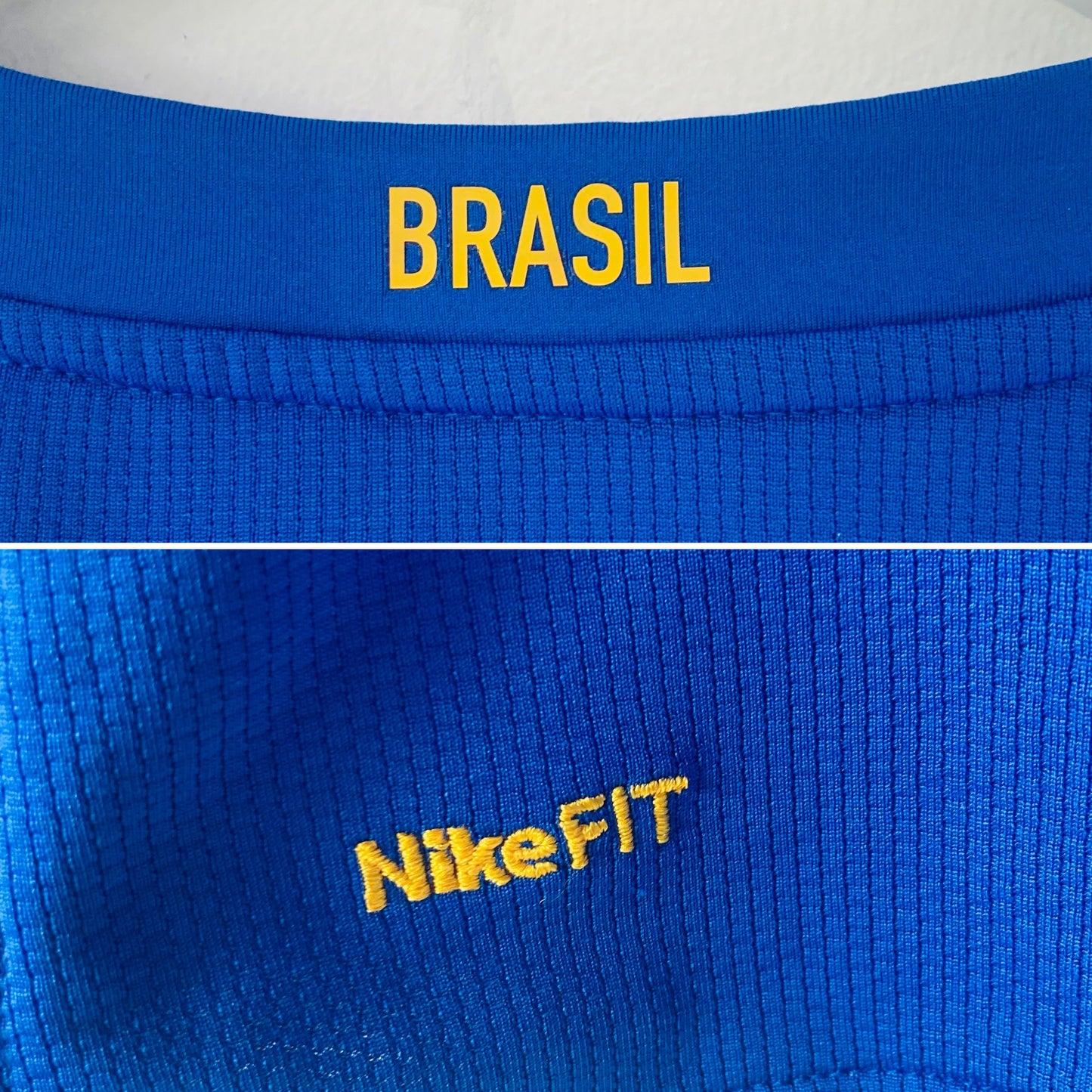 Brazil away football shirt 2008/10 Ronaldinho XL
