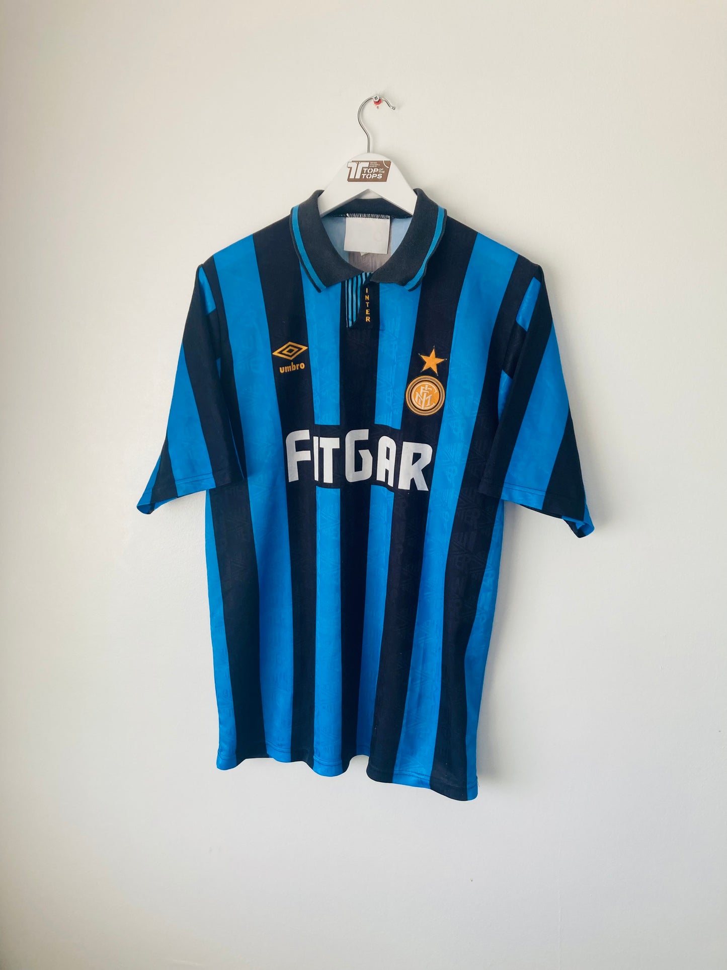 Inter Milan home football shirt 1991/92 Large