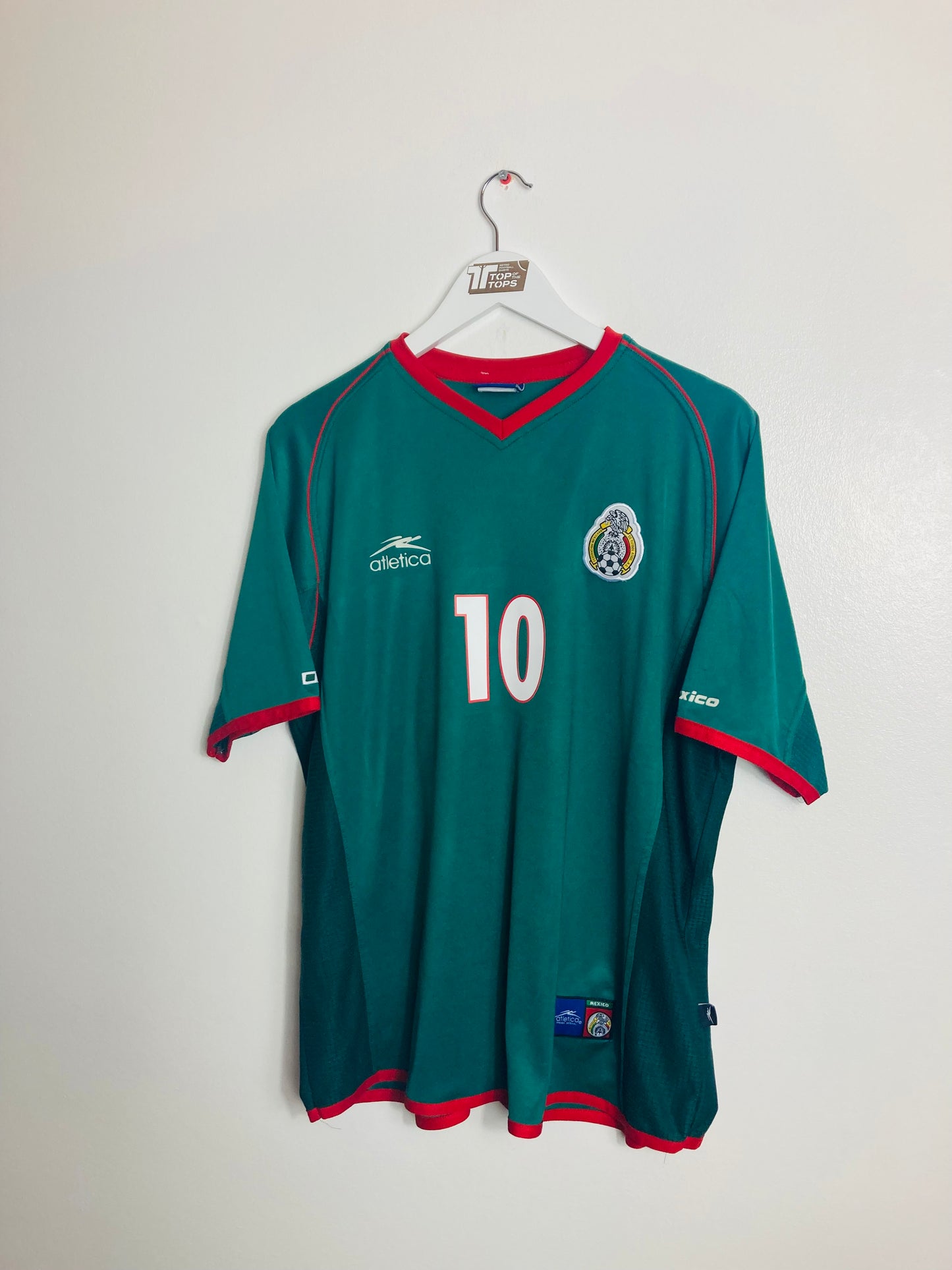 Mexico home football shirt 2001/02 Blanco XL