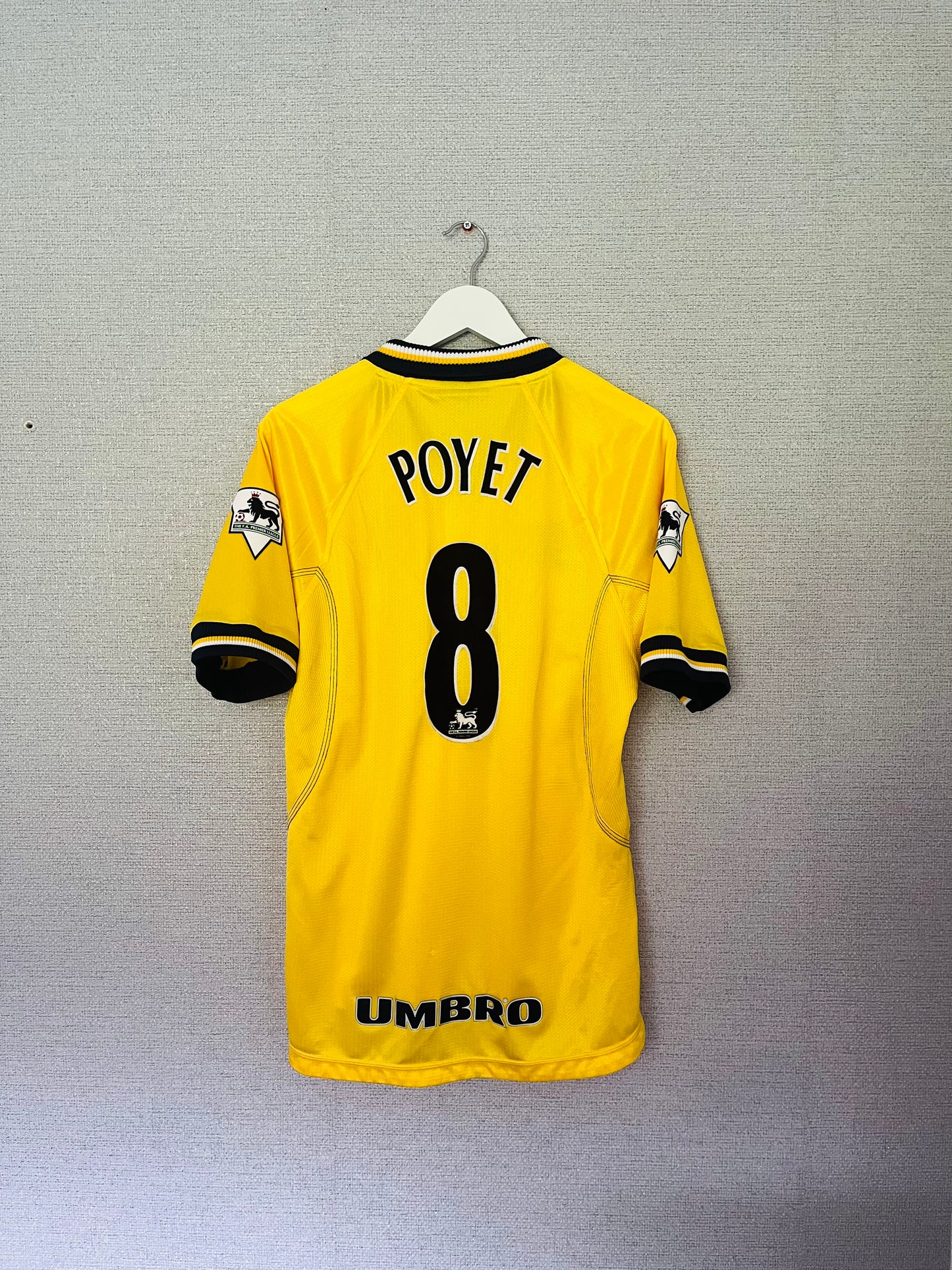 Chelsea third football shirt 1998/99 Poyet Medium