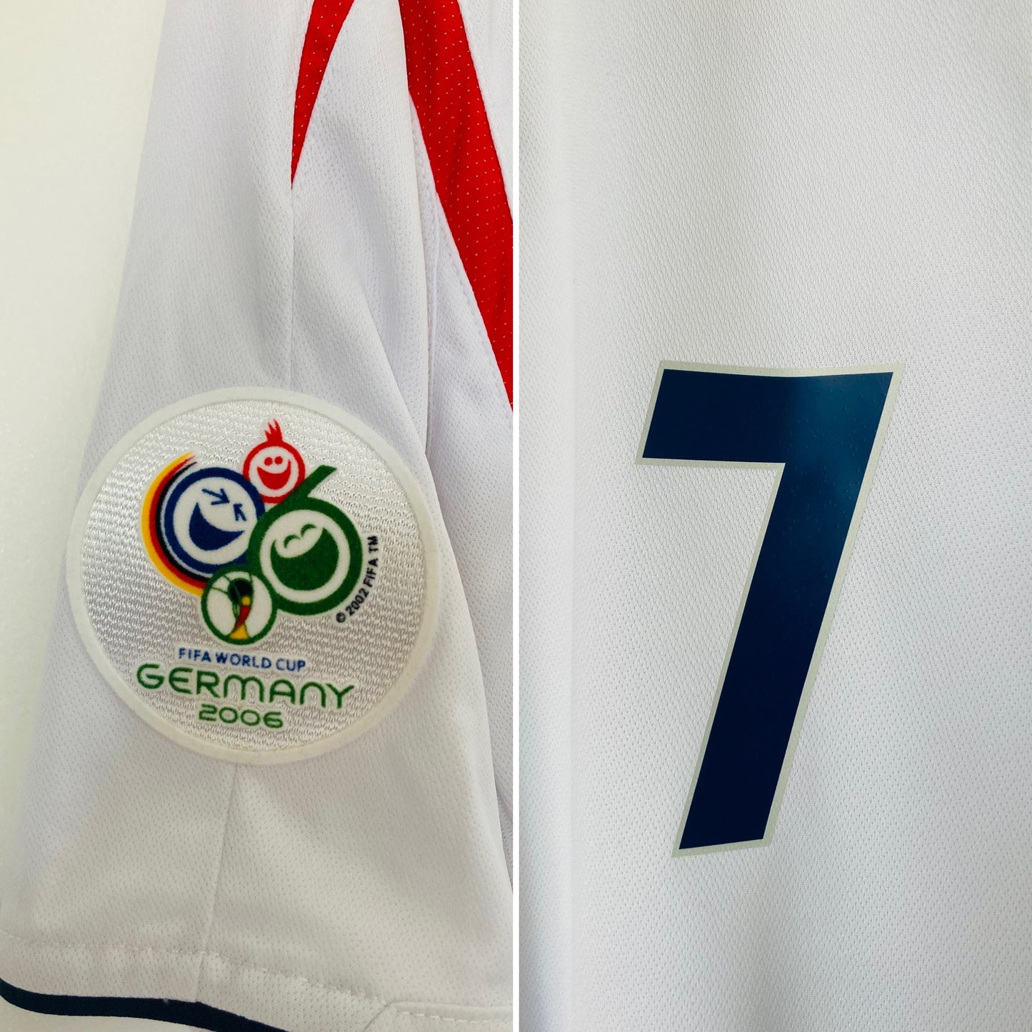 England home football shirt
W/C 2006 Beckham XL