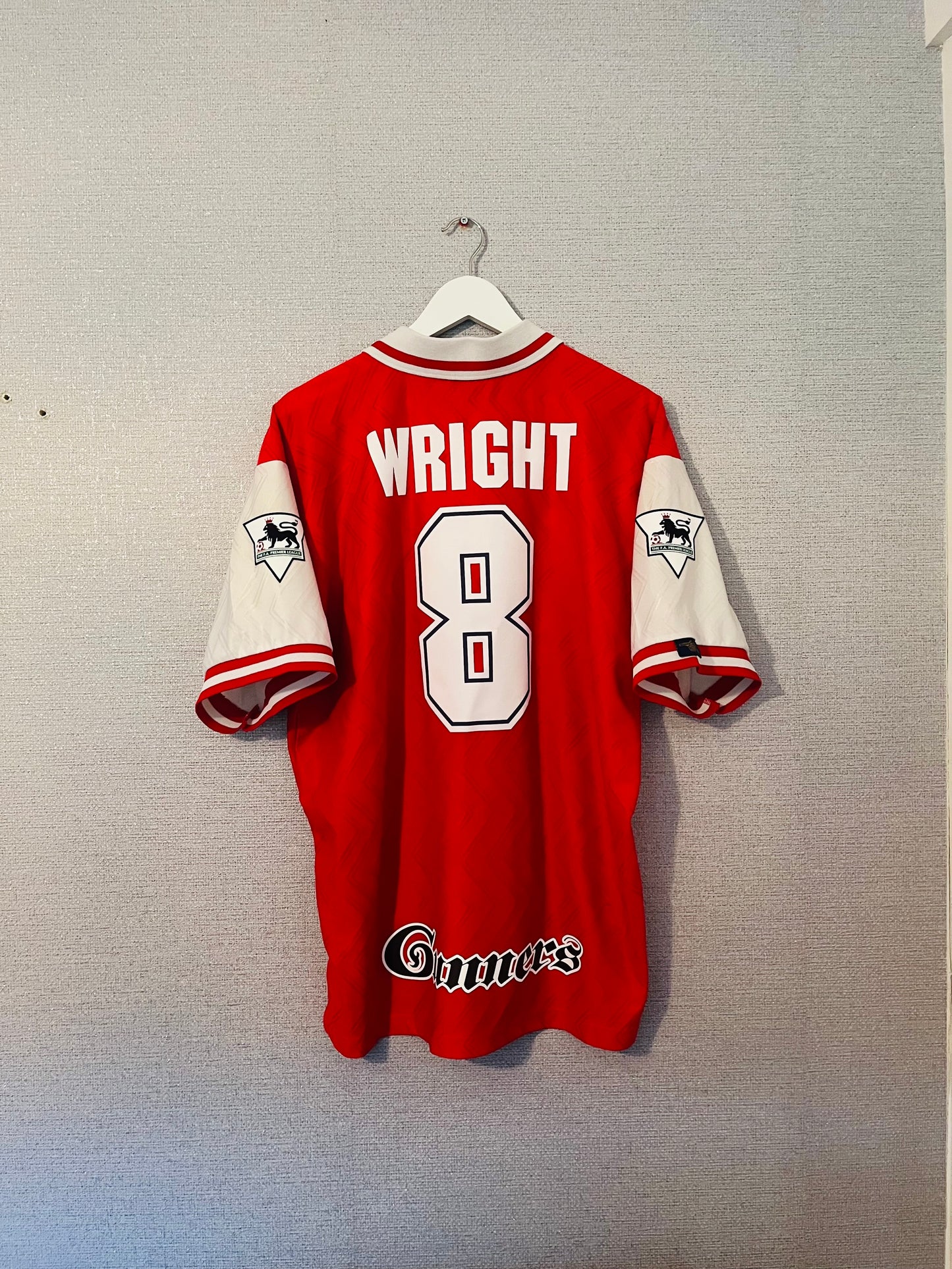 Arsenal home football shirt 1996/98 Wright XXL