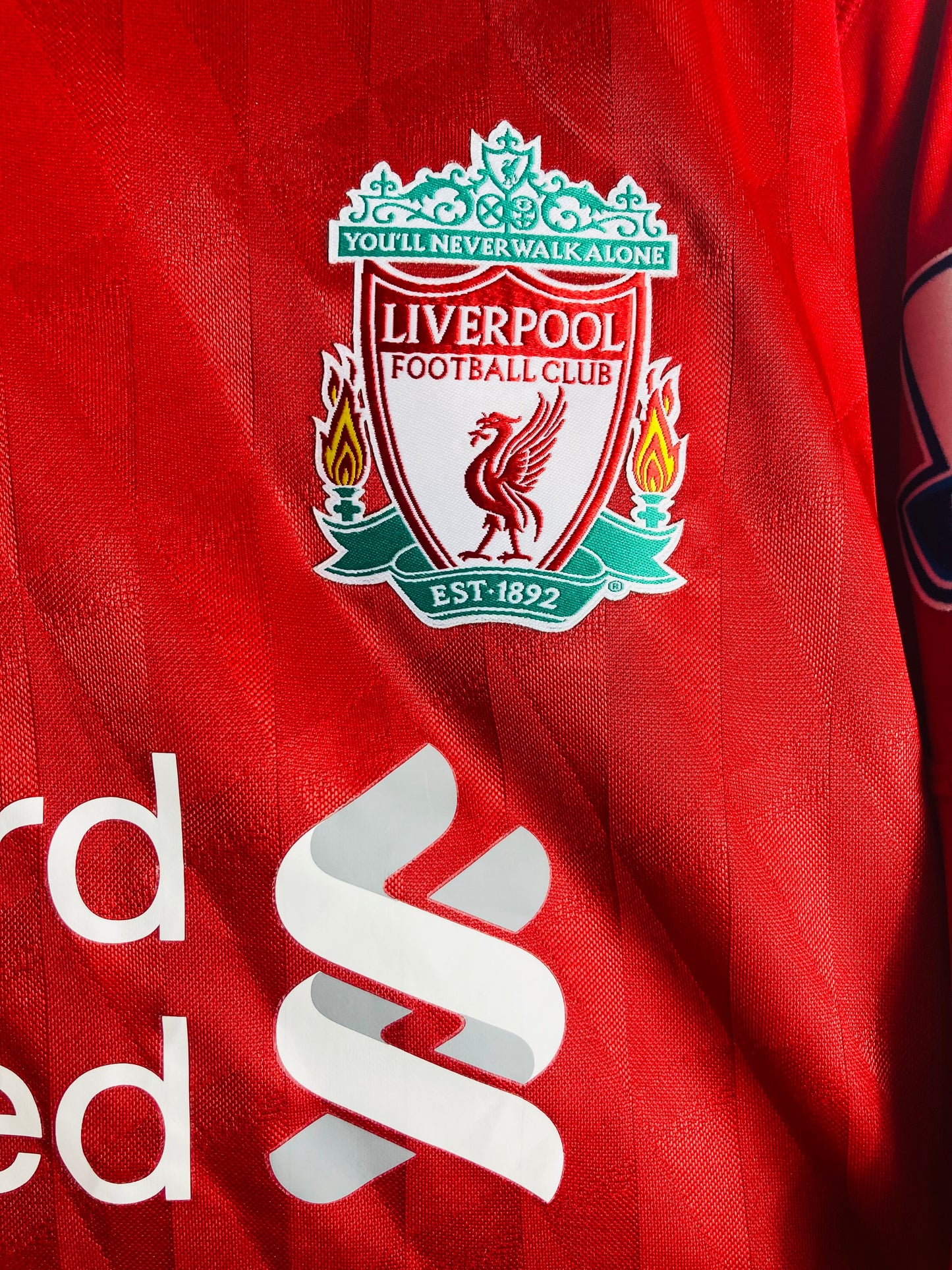 Liverpool home football shirt 2010/12 Suarez Large