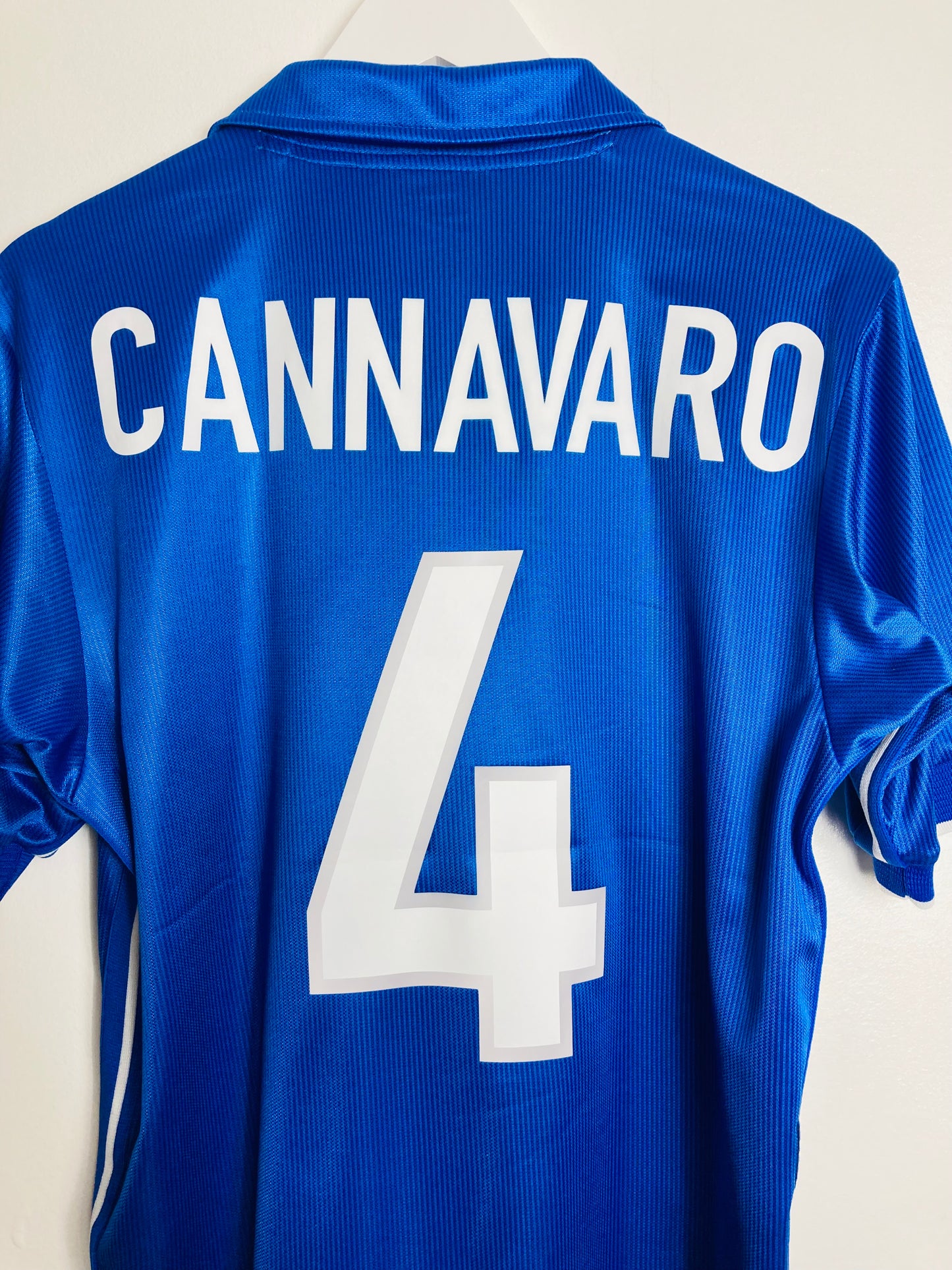 Italy home football shirt
W/C 1998 Cannavaro small