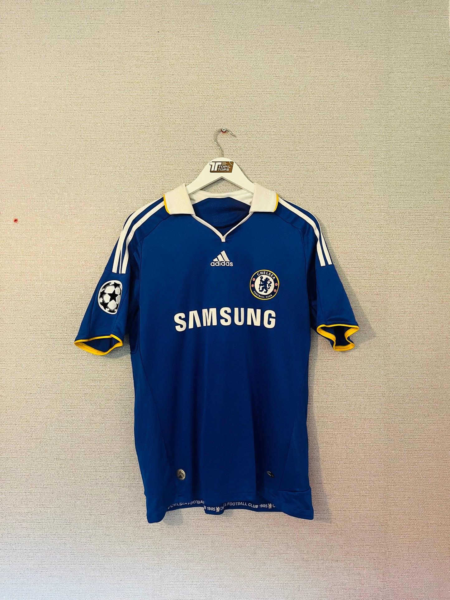 Chelsea home football shirt 2008/09 Drogba Medium